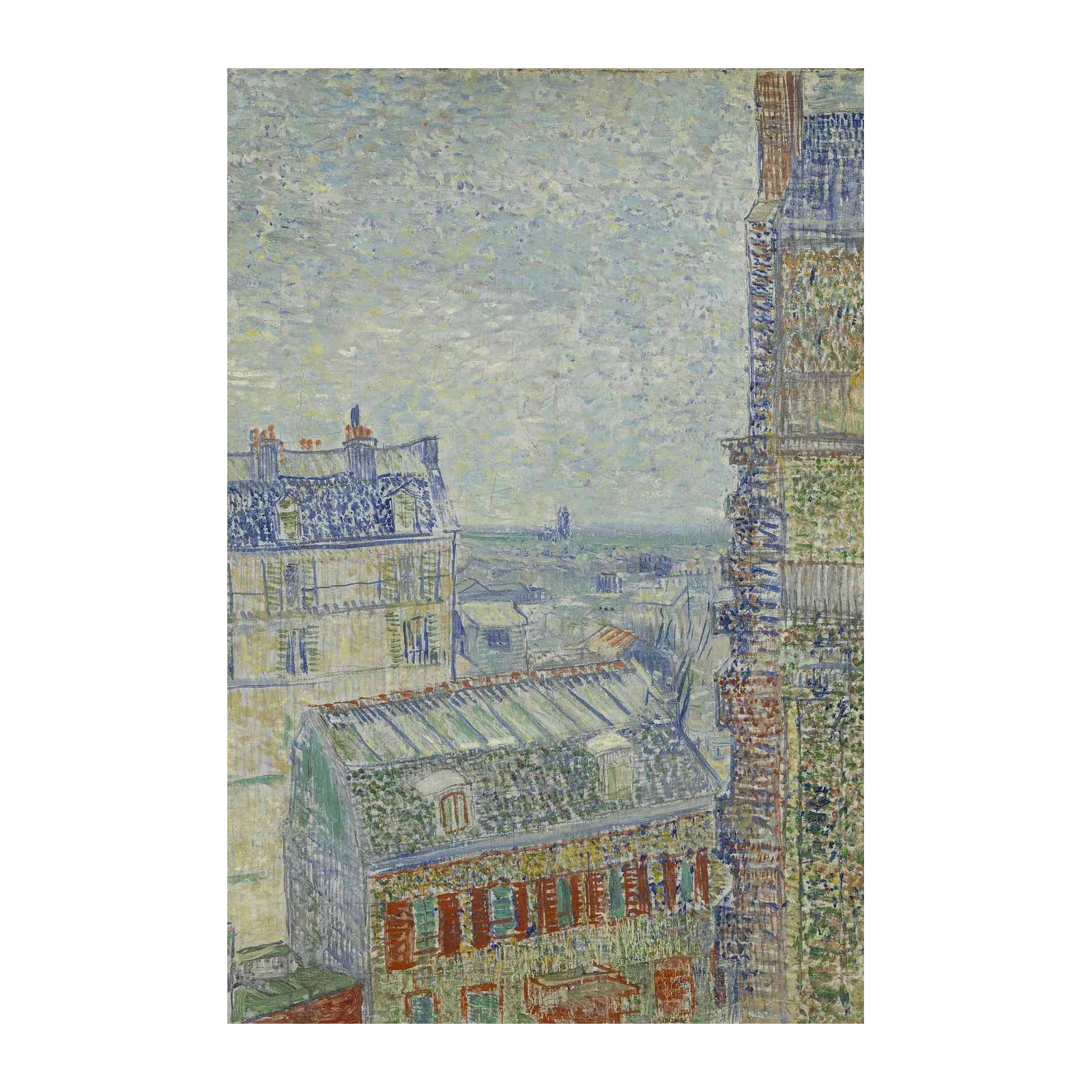 Parisian Rooftops Impressionist Wall Art