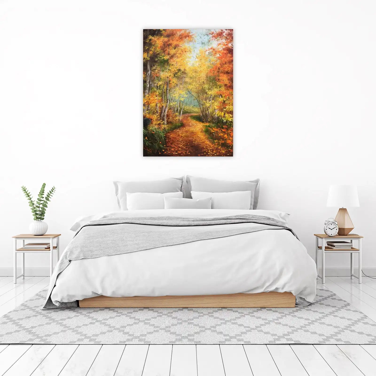 Enchanting Autumn Forest Path Wall Art