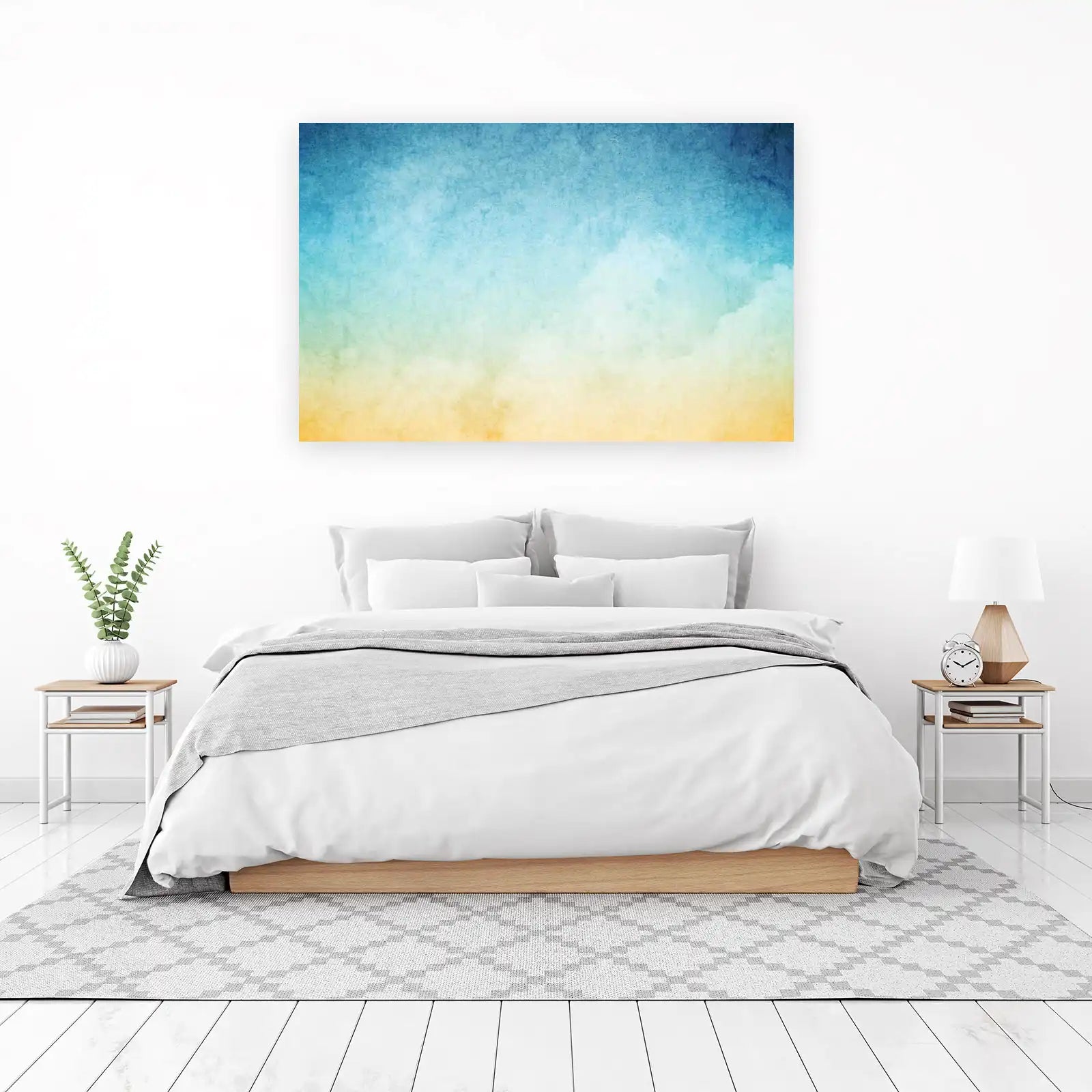Tranquil Sky Gradient Wall Art - Serene Home Decor