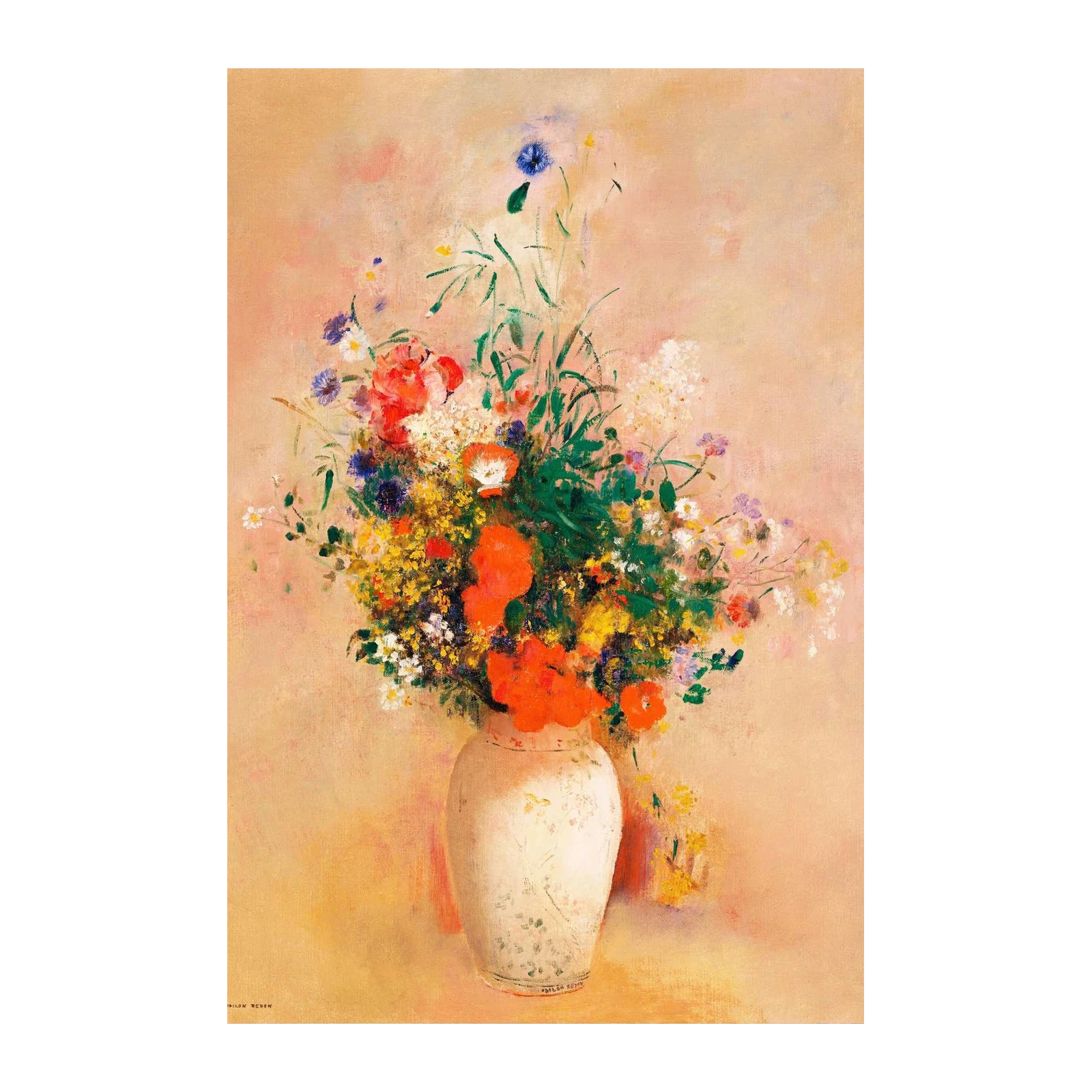 Vibrant Wildflower Bouquet Wall Art