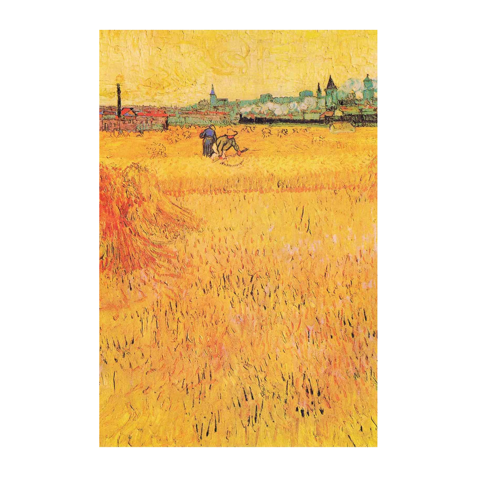 Van Gogh Wheatfield Harvest Wall Art