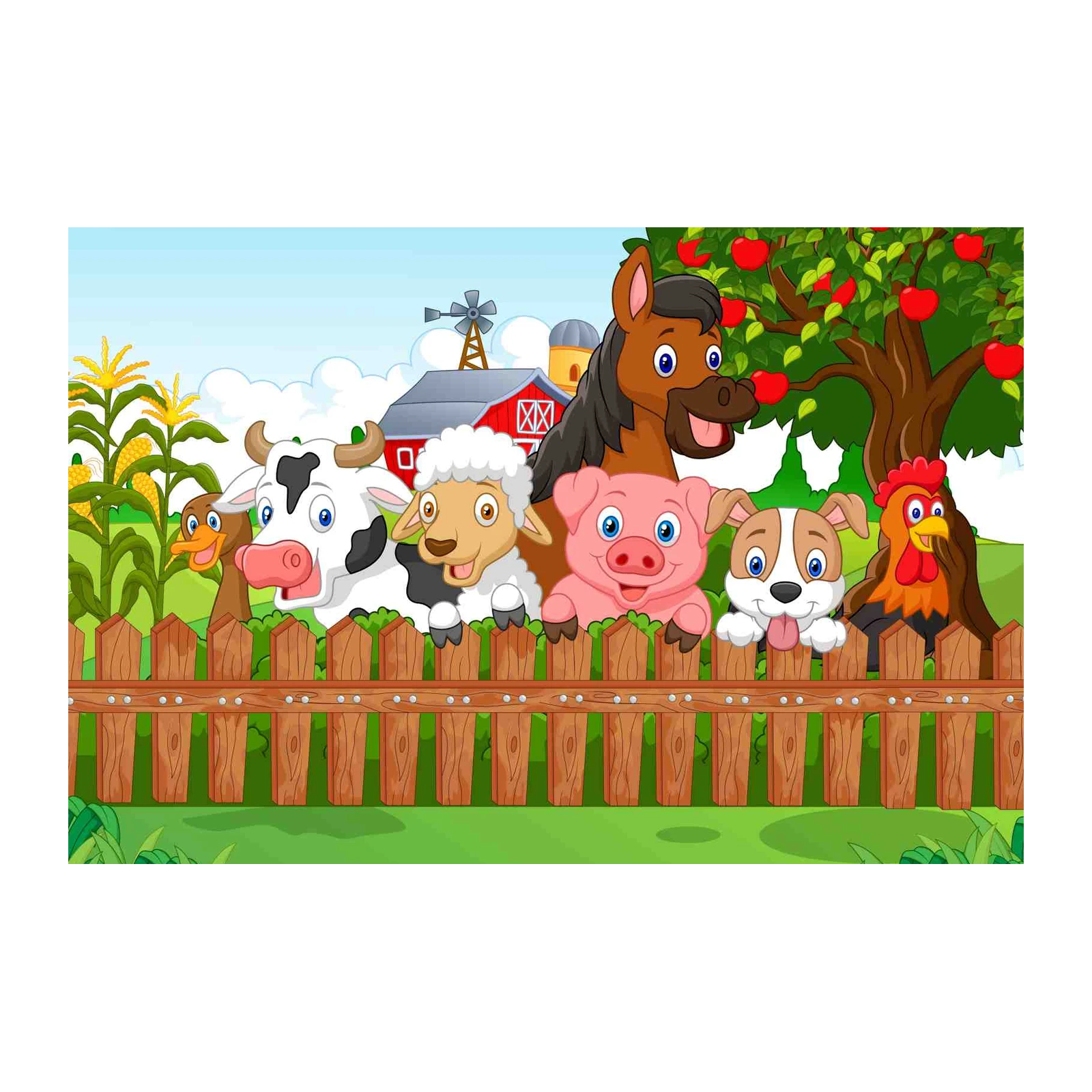 Farmyard Friends Adorable Animals Wall Art