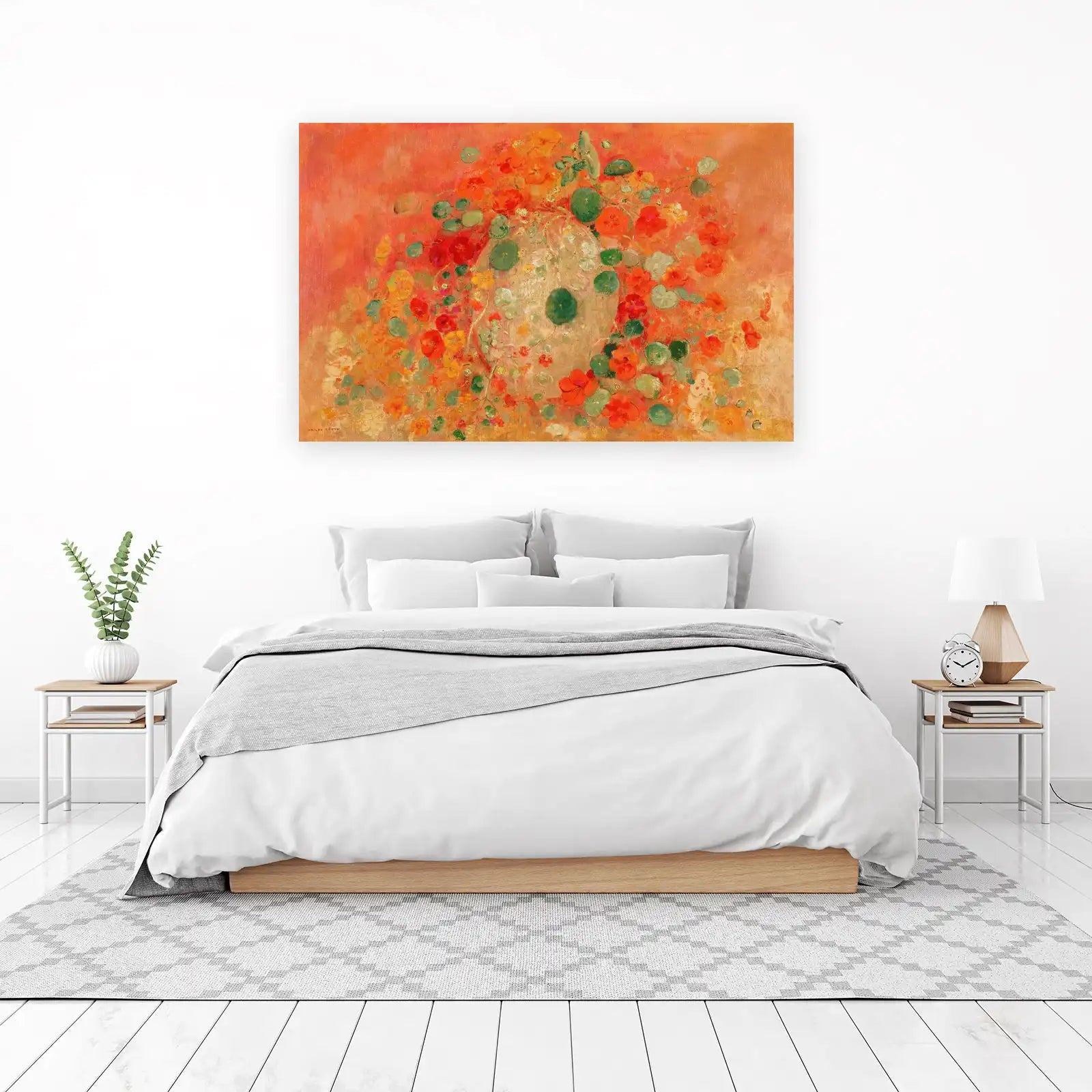 Vibrant Floral Burst Wall Art
