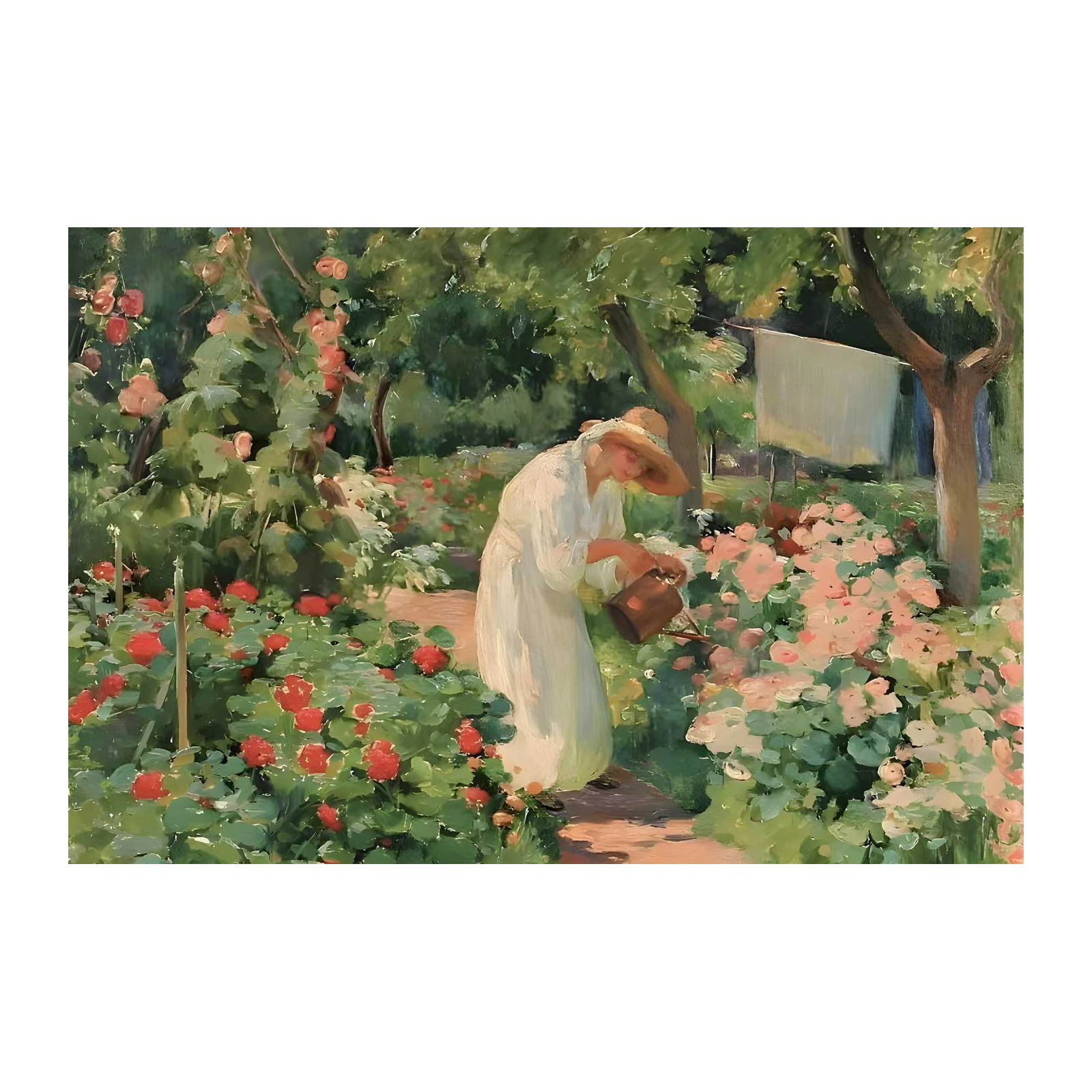 Impressionist Garden Serenity Wall Art