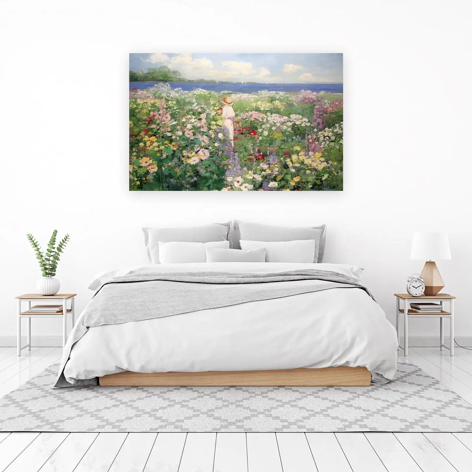 Victorian Lady Garden Serenity Wall Art