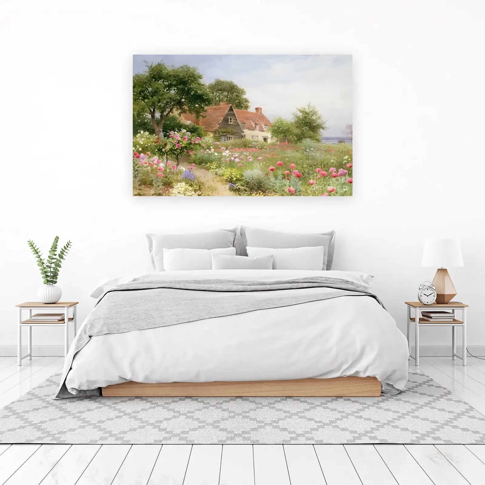 Charming Cottage Garden Wall Art - Floral Wall Art
