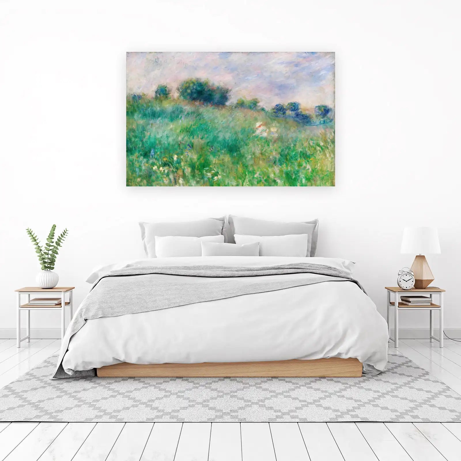Impressionist Meadow Landscape Wall Art