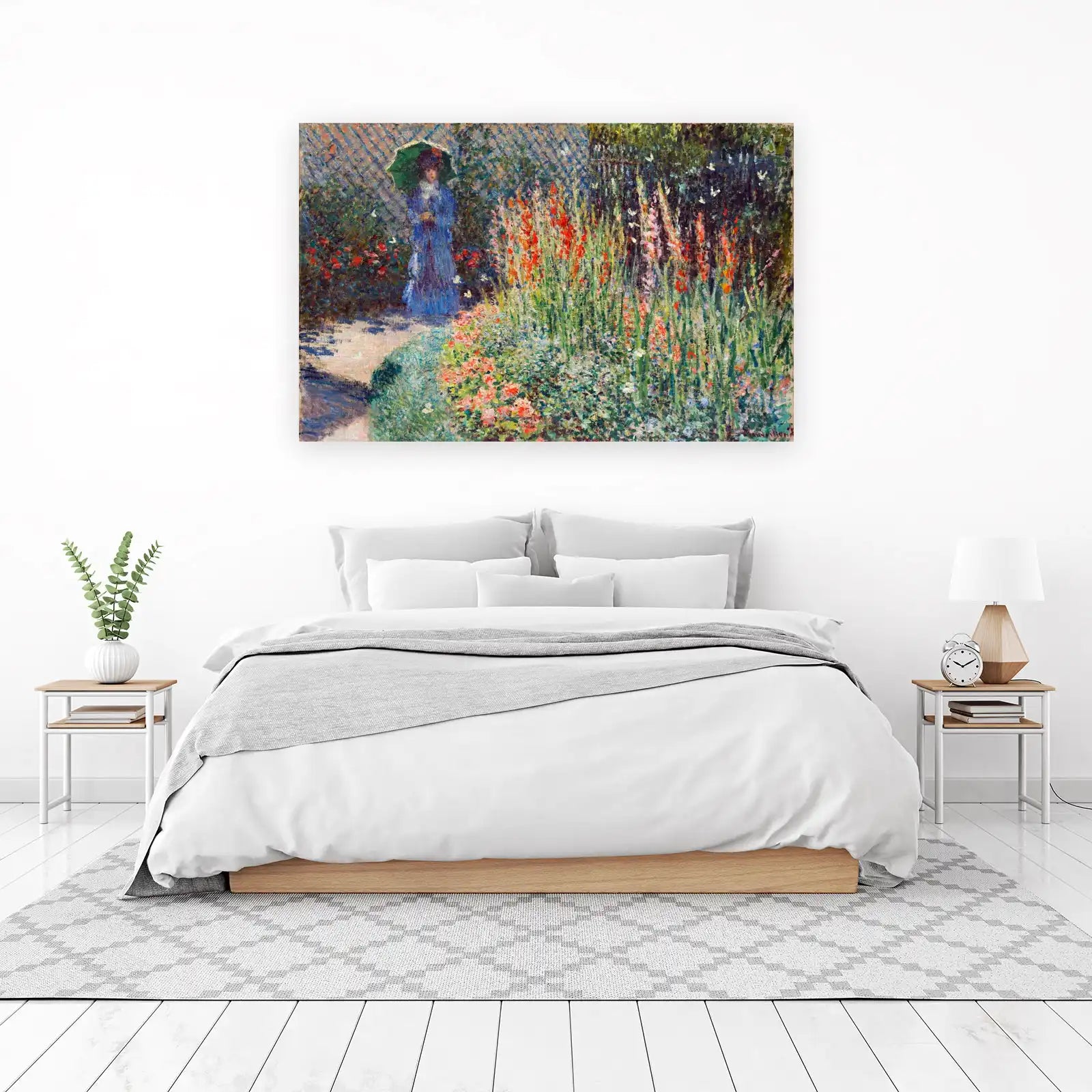 Impressionist Garden Woman Wall Art