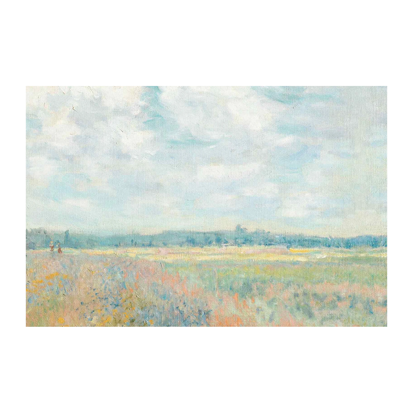 Impressionist Meadow Serenity Wall Art