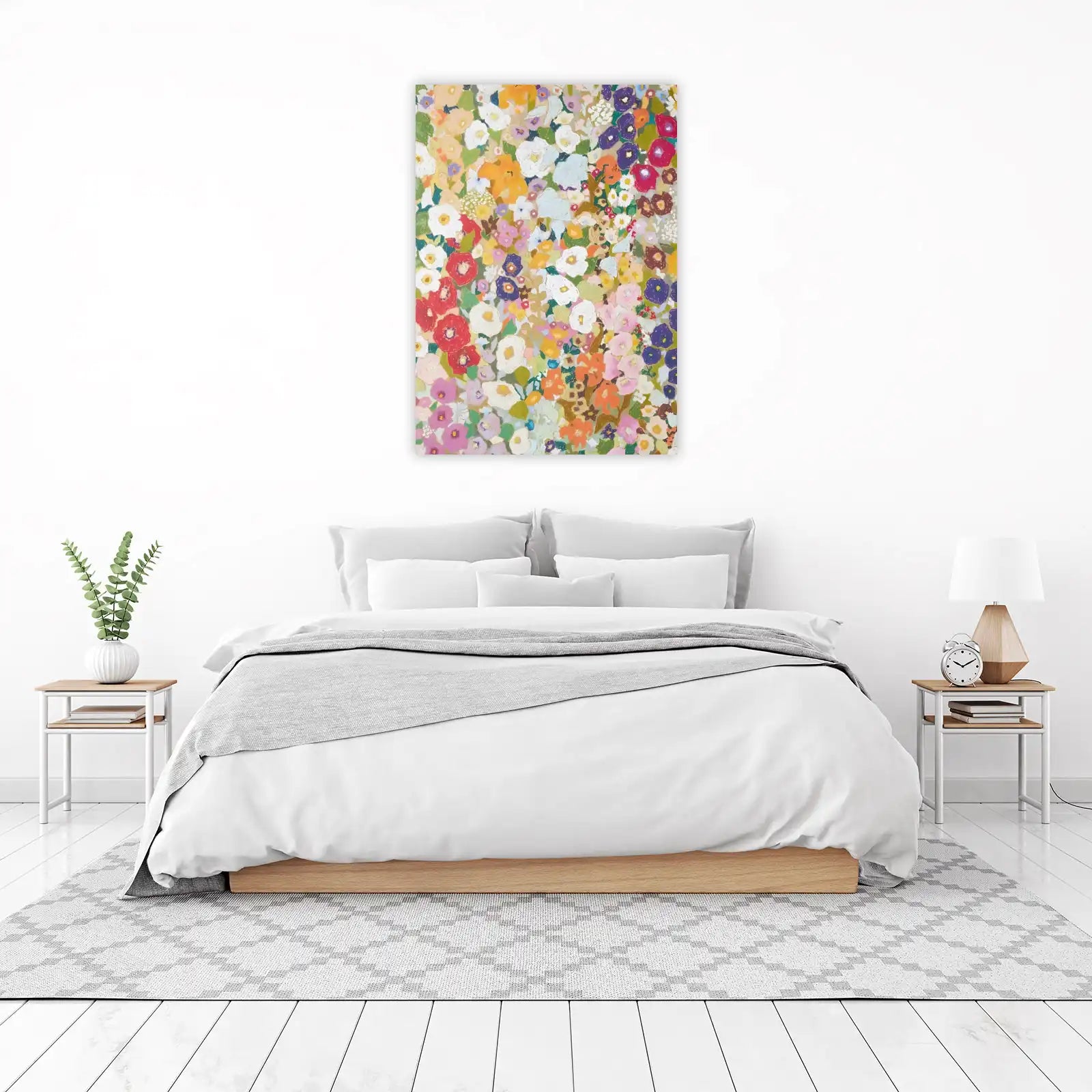 Vibrant Floral Meadow Wall Art
