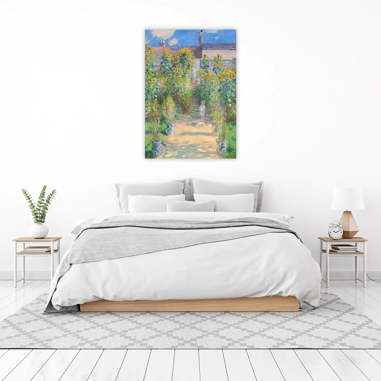 Vibrant Sunflower Garden Impressionist Wall Art