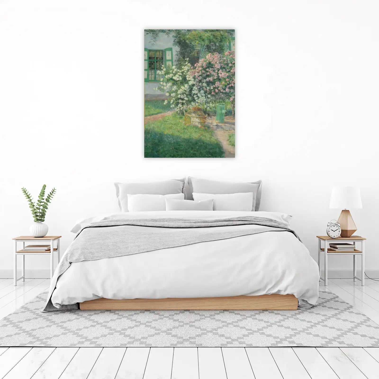 Enchanting Garden Scene Wall Art