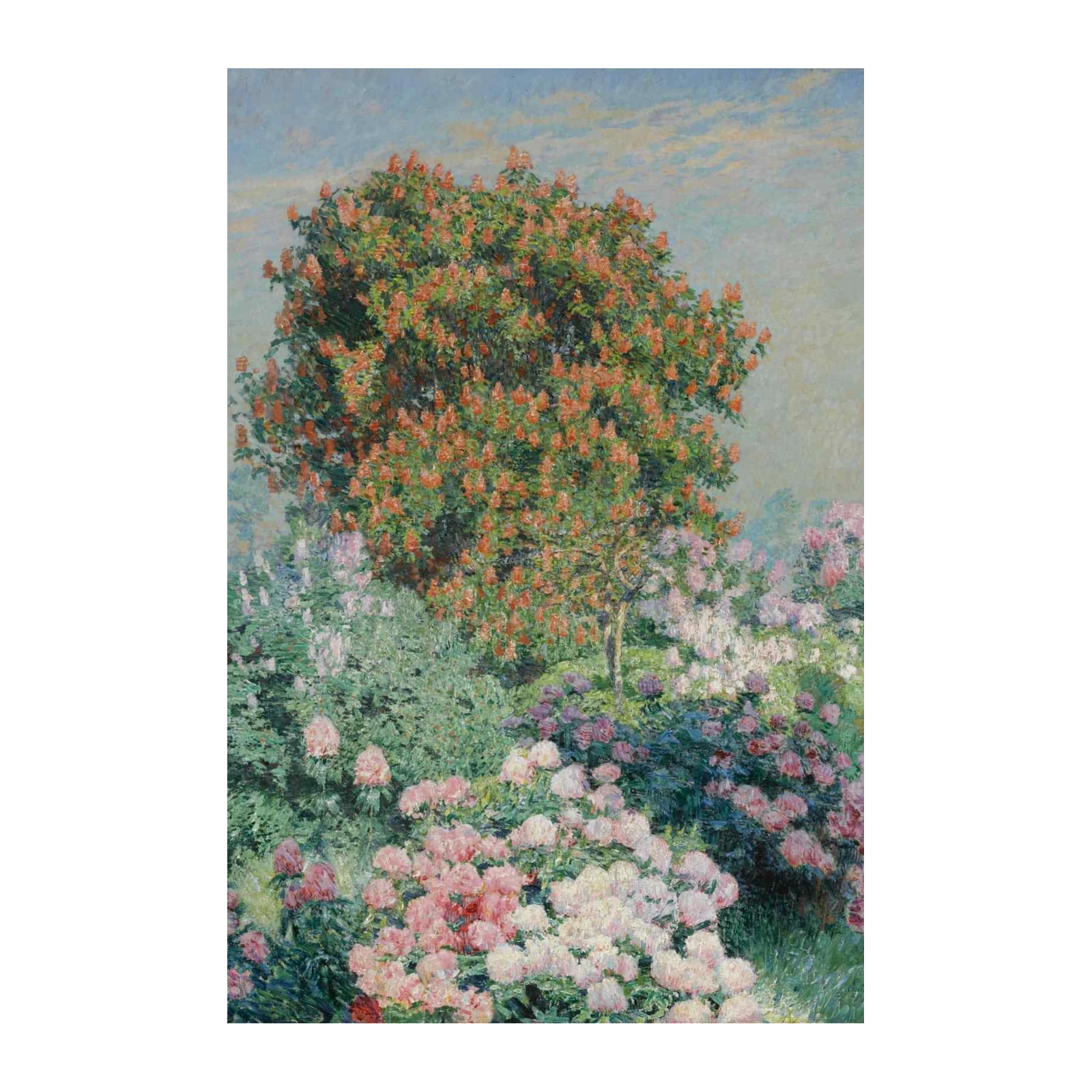 Vibrant Garden Landscape Impressionist Wall Art
