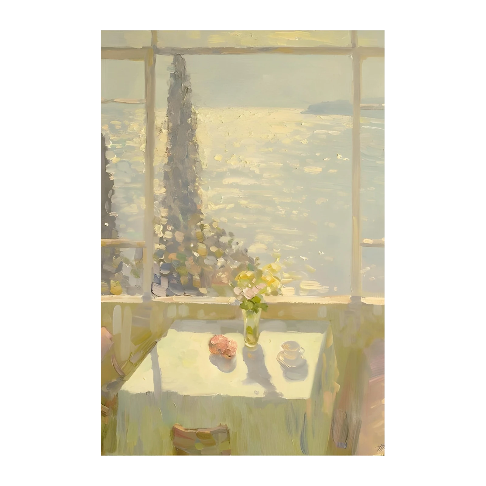 Seaside Serenity Still Life Wall Art