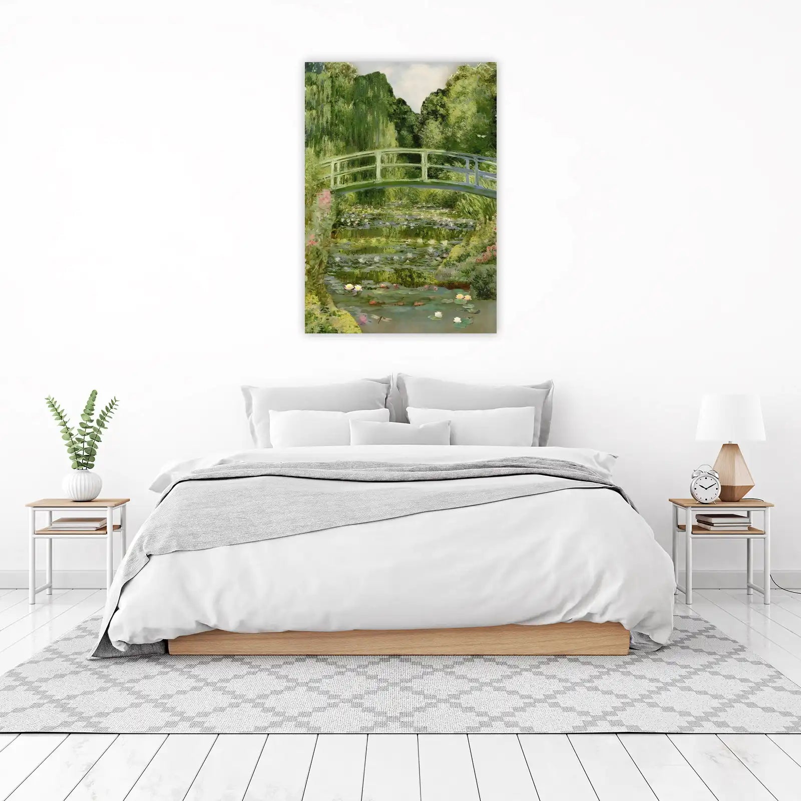 Monet's Water Lily Bridge Wall Art
