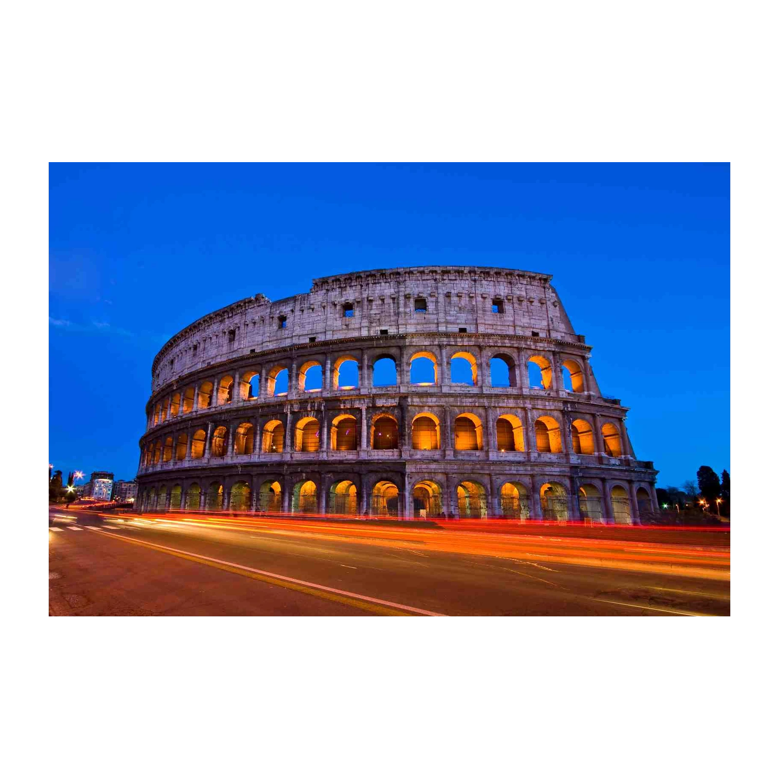 Colosseum Night View Wall Art