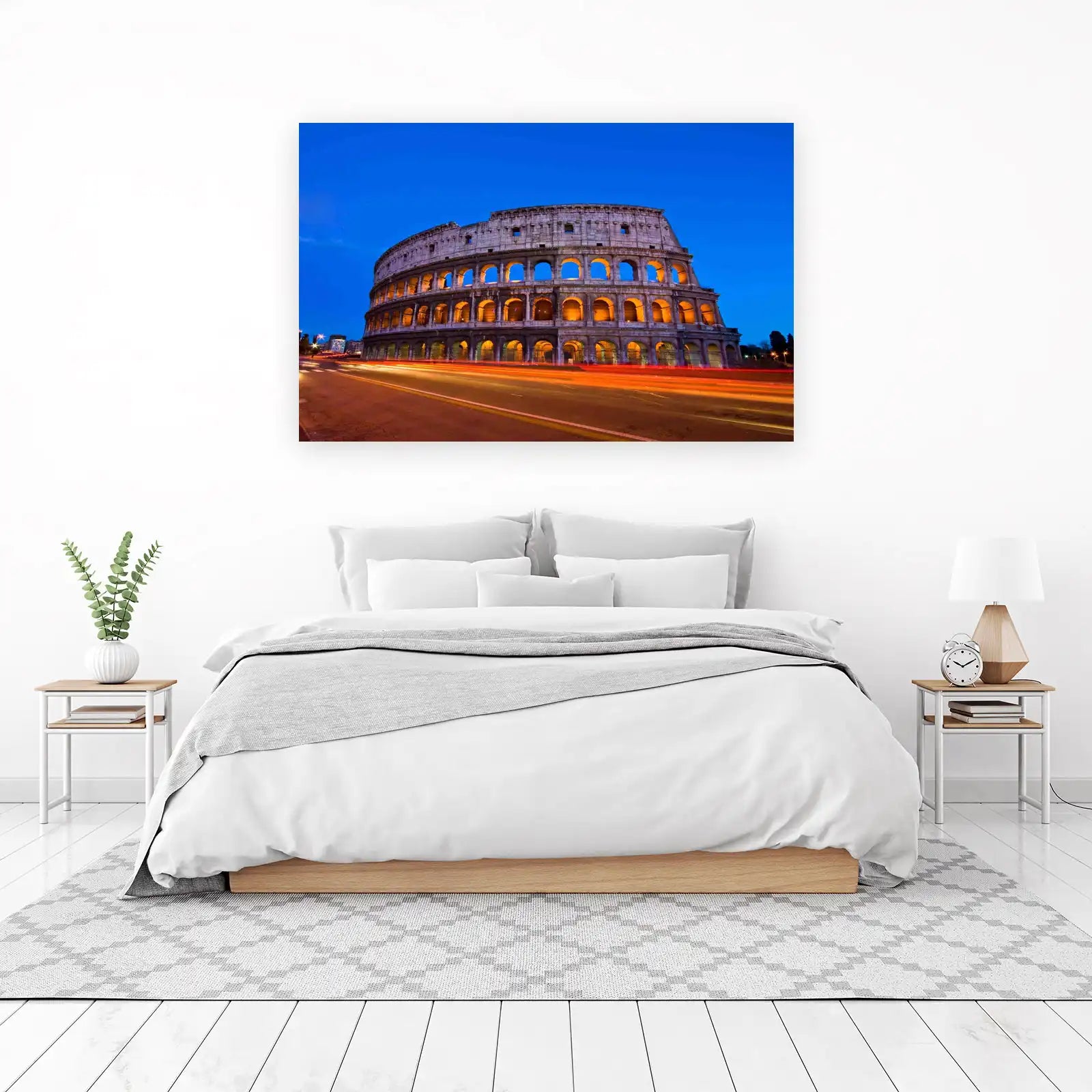 Colosseum Night View Wall Art