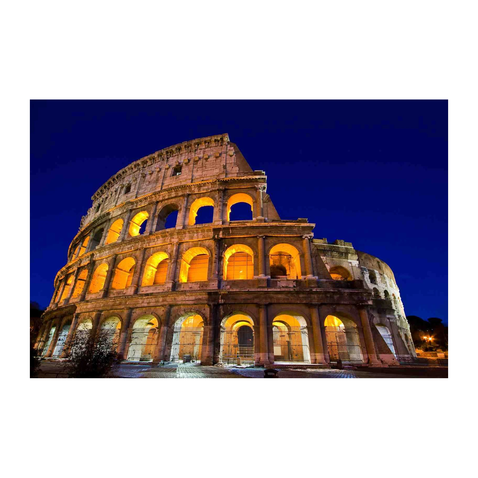 Majestic Colosseum at Night Wall Art