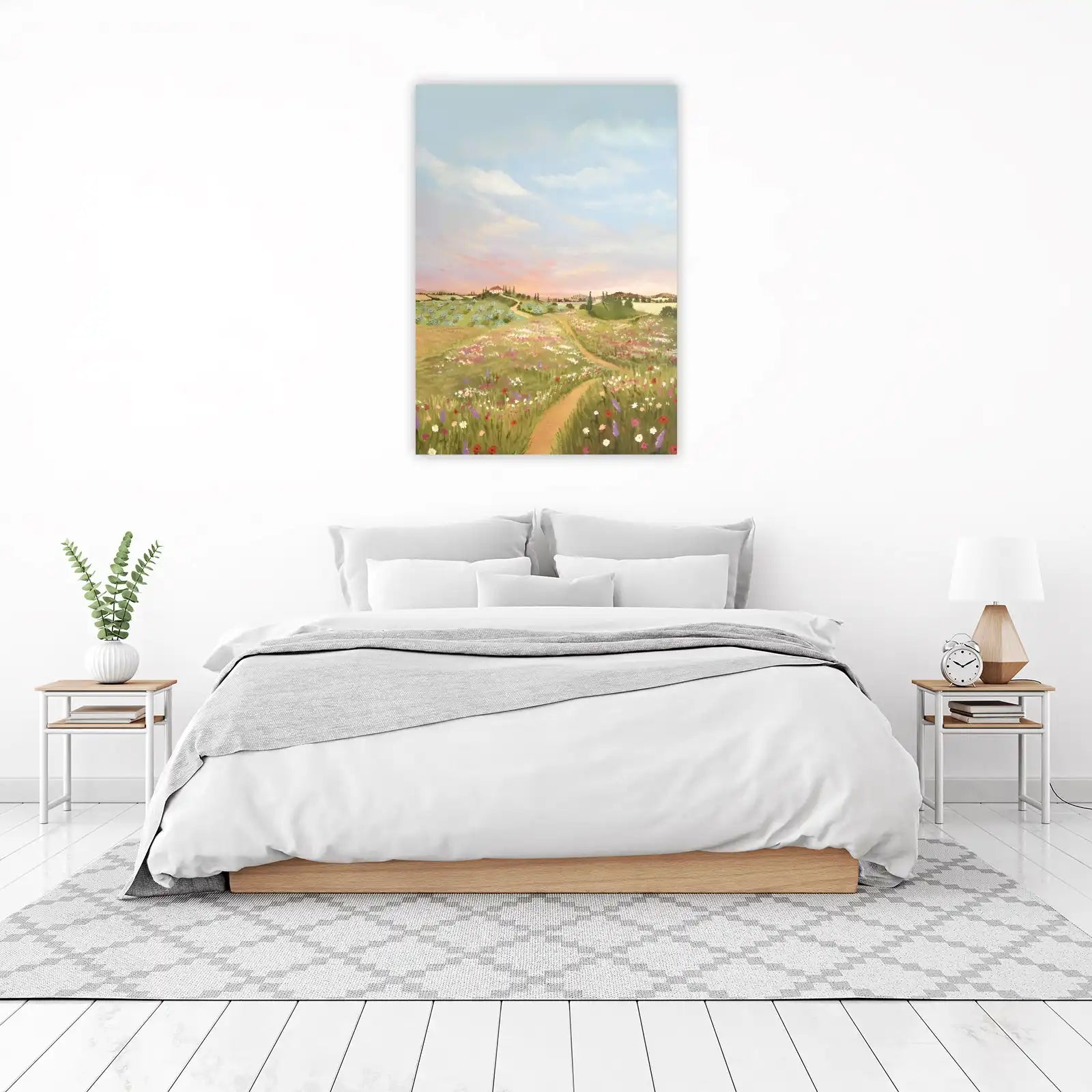 Tuscan Meadow Landscape Wall Art