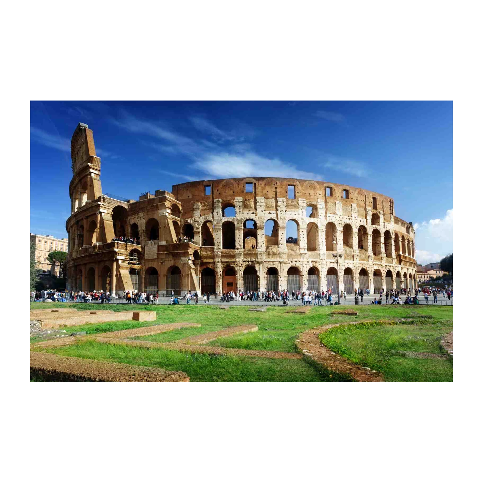 Iconic Colosseum Rome Landmark Wall Art
