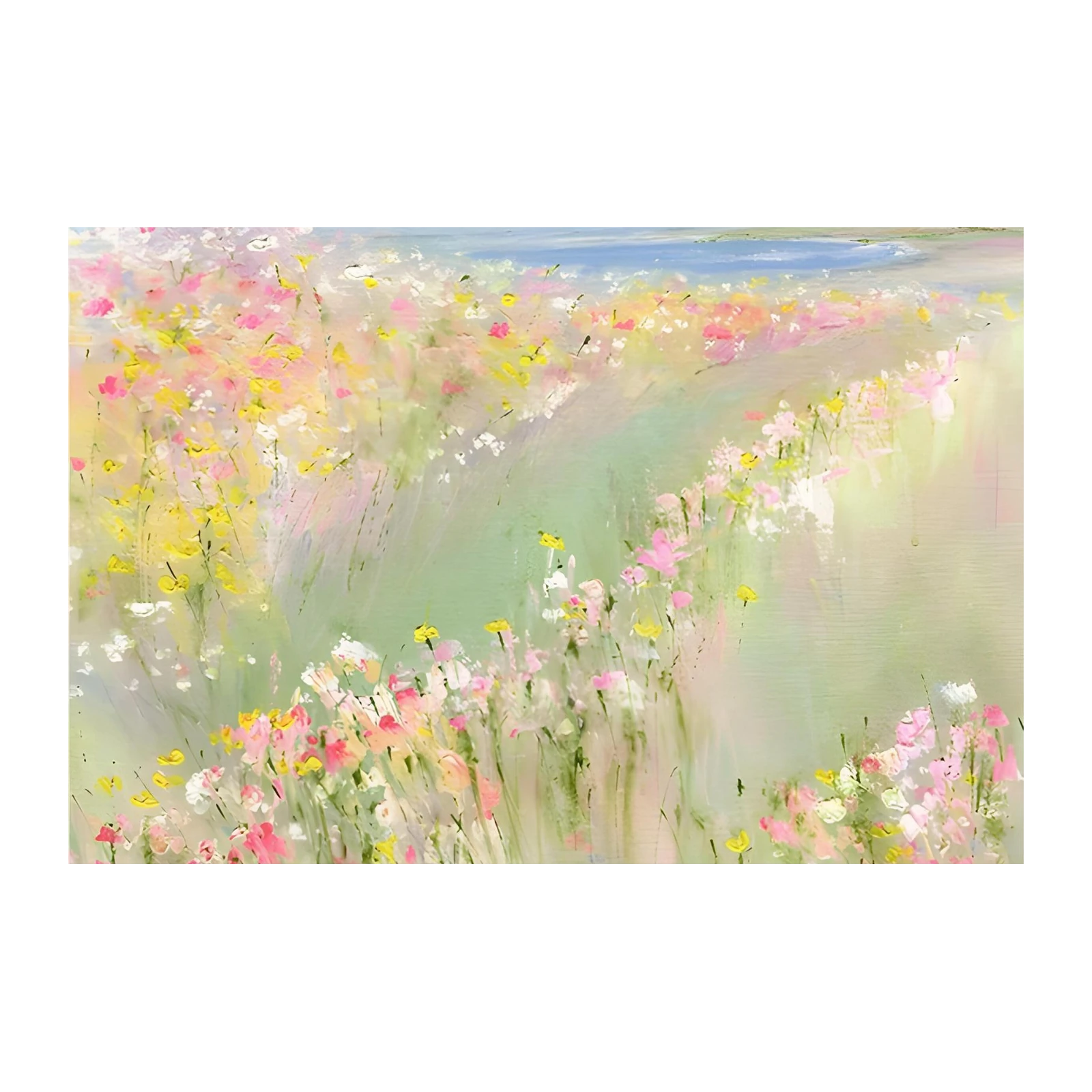 Floral Meadow Serenity Wall Art