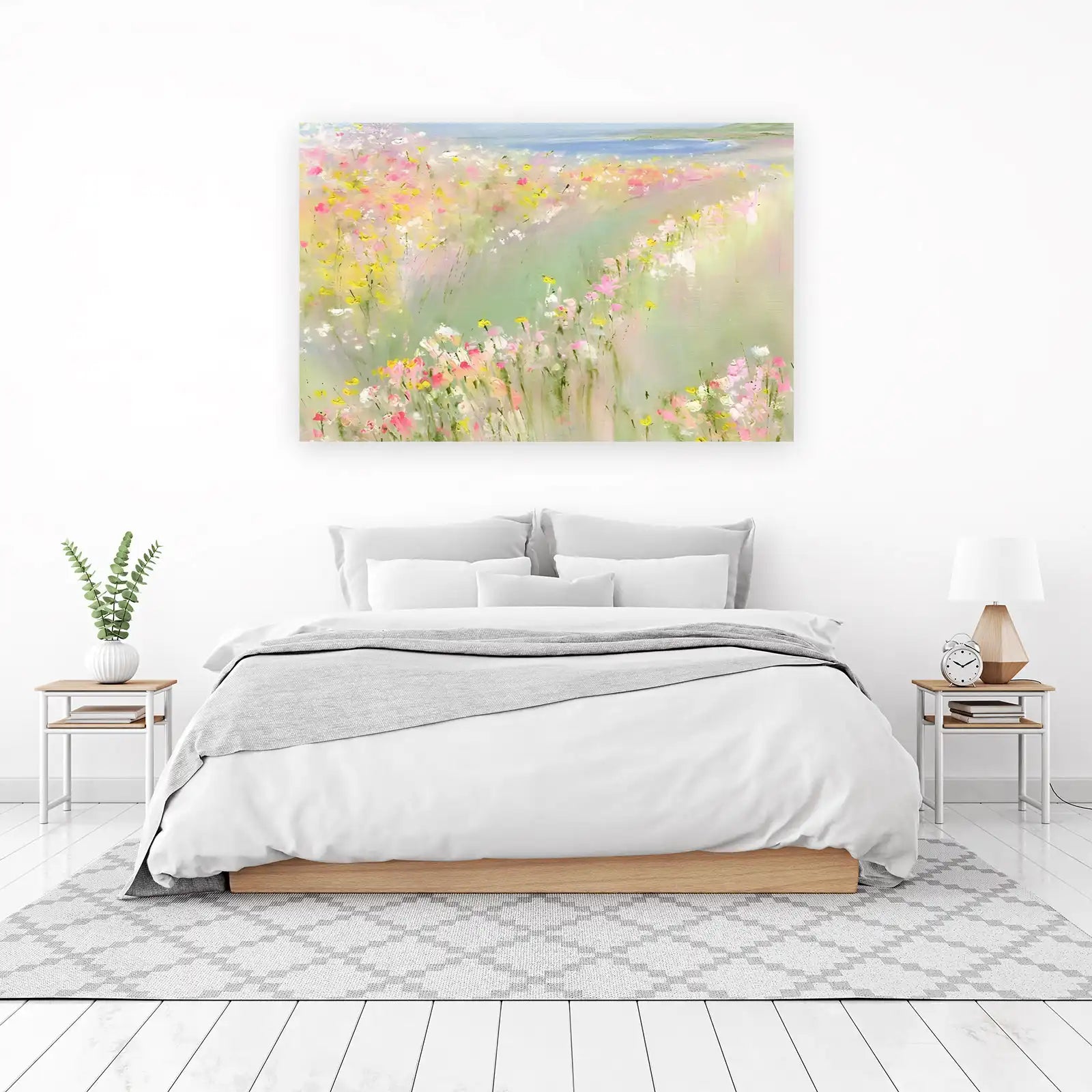 Floral Meadow Serenity Wall Art