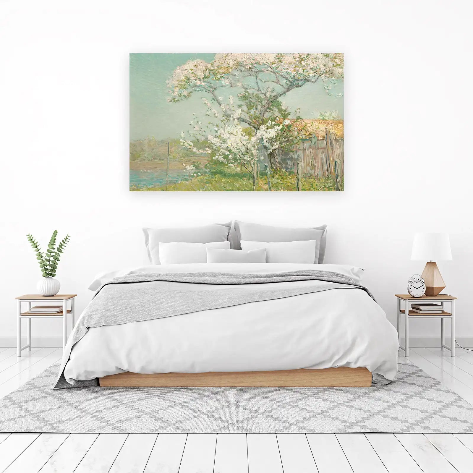 Spring Blossoms Tranquil Scenery Wall Art