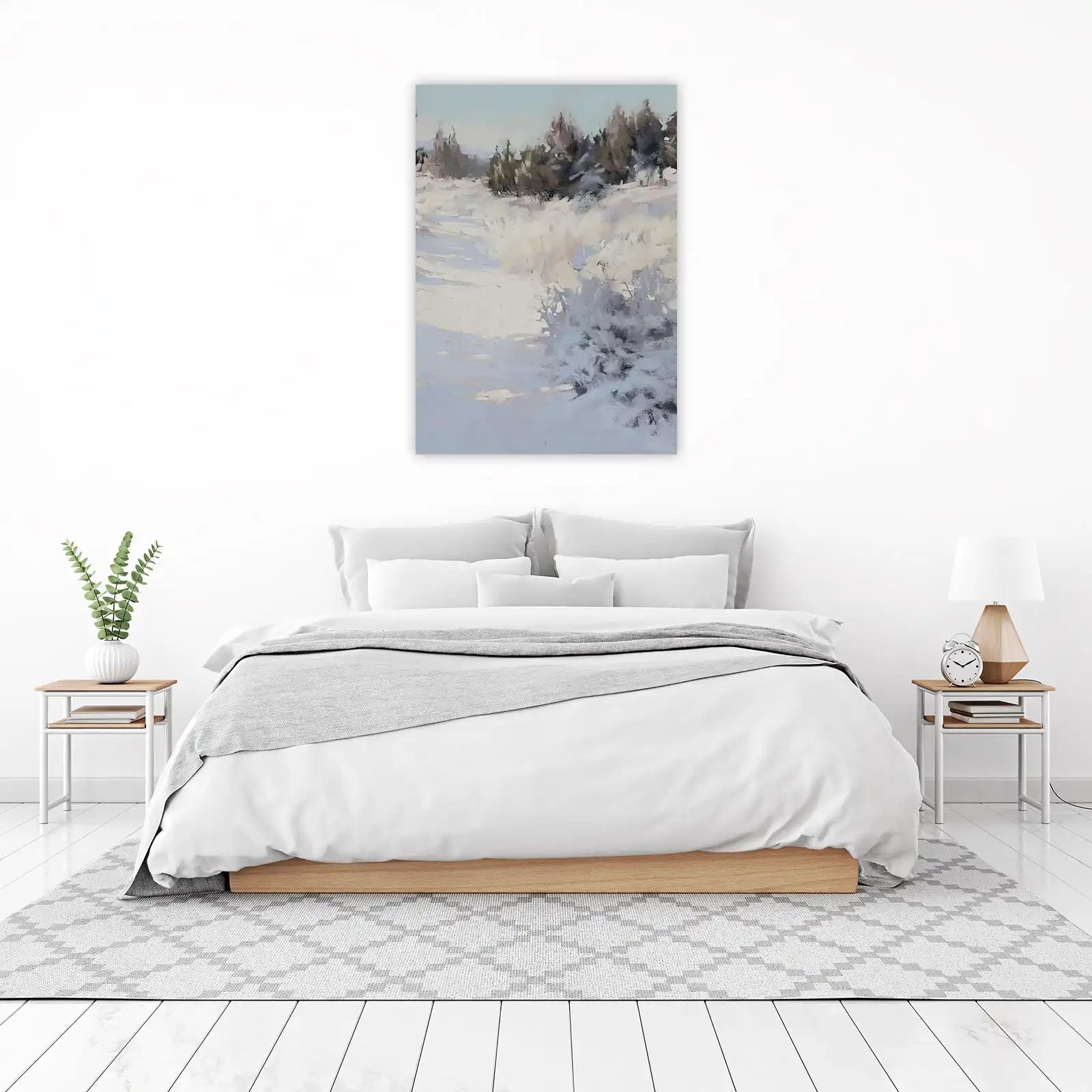 Serene Winter Landscape Wall Art