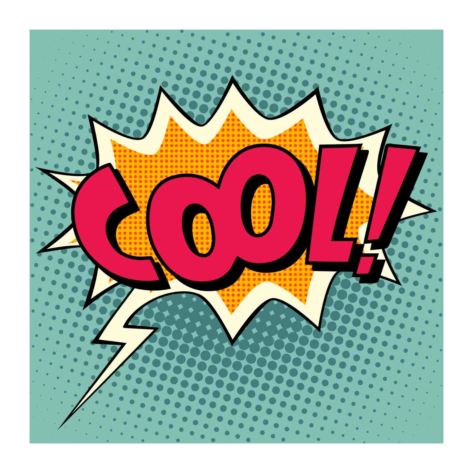Retro "Cool" Comic Pop Art Wall Art