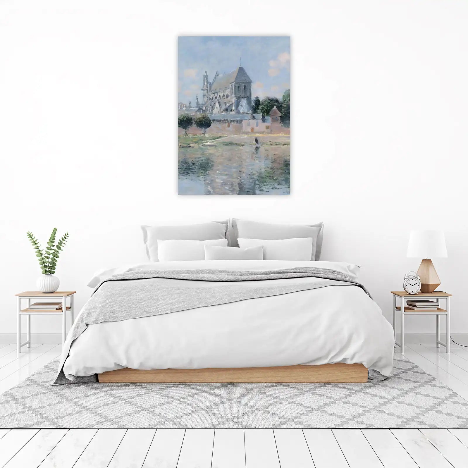 Serene River View Cathedral Wall Art
