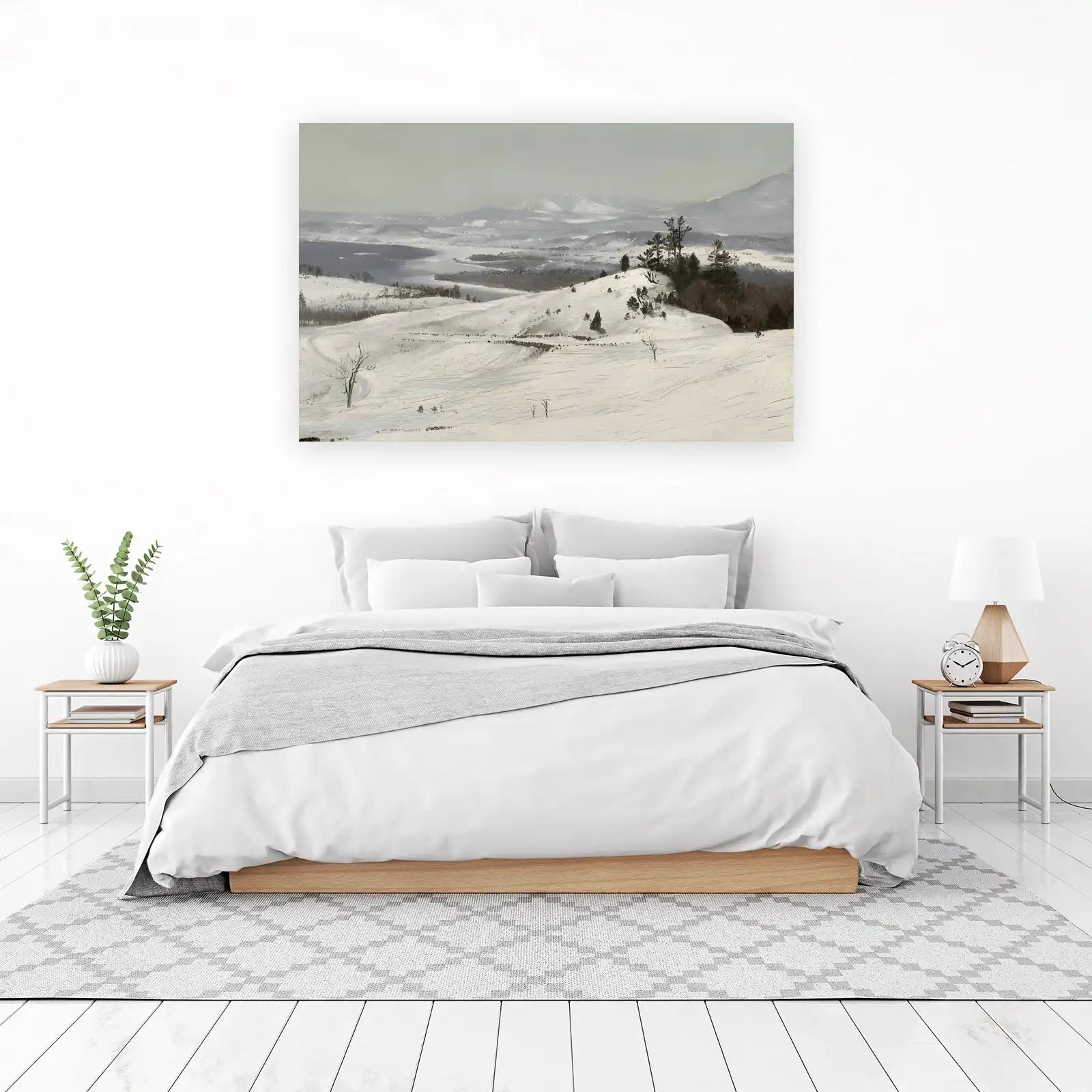 Serene Winter Landscape Wall Art