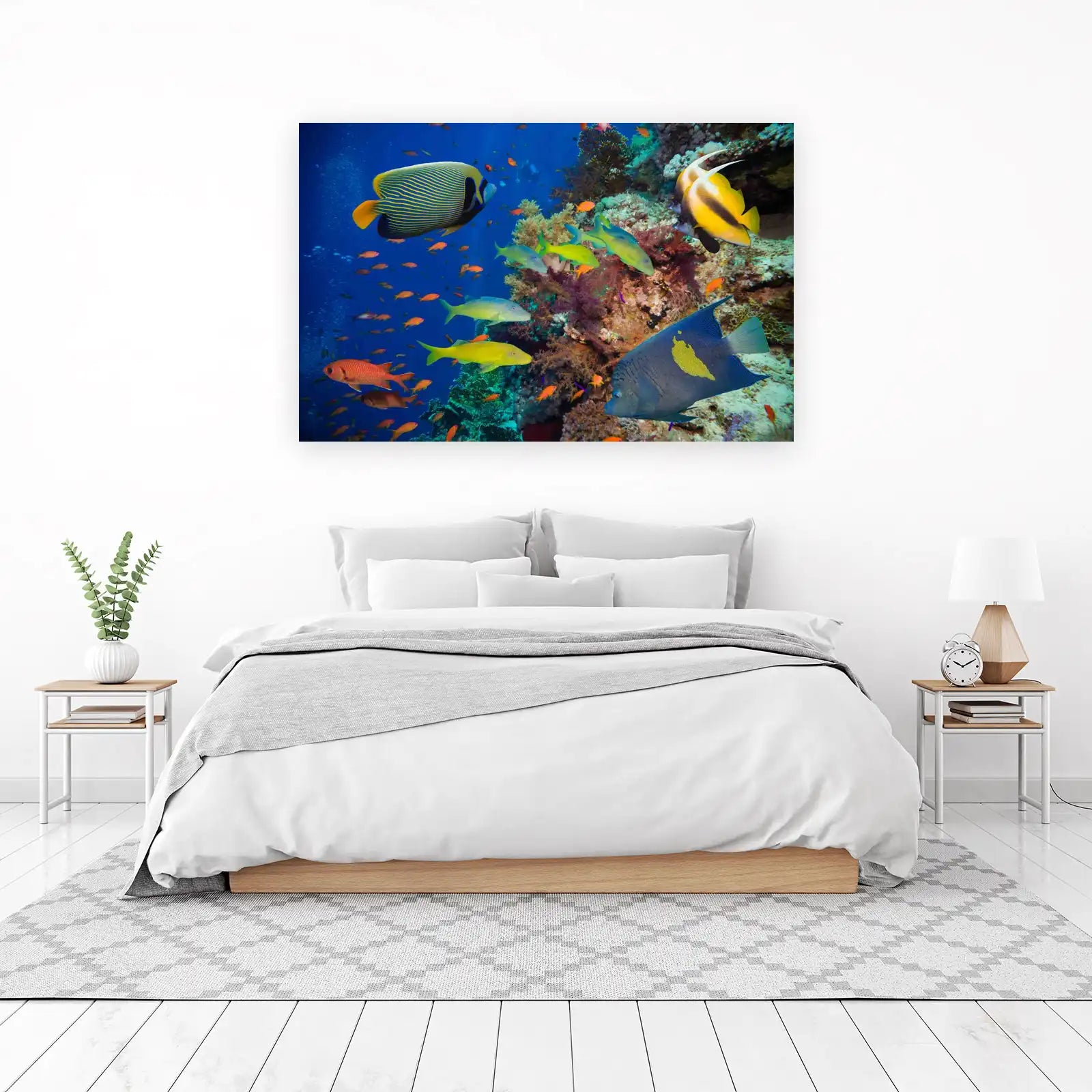 Vibrant Coral Reef Fish Wall Art