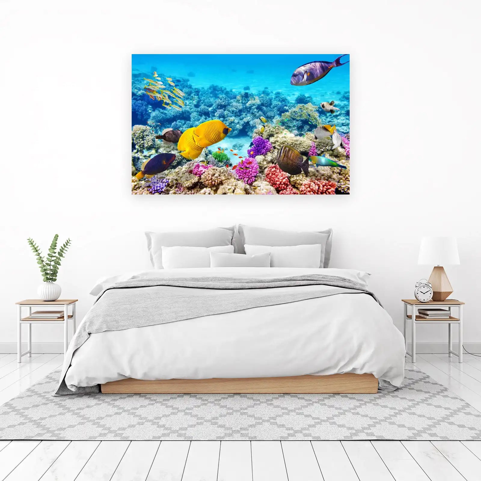 Vibrant Coral Reef Fish Wall Art