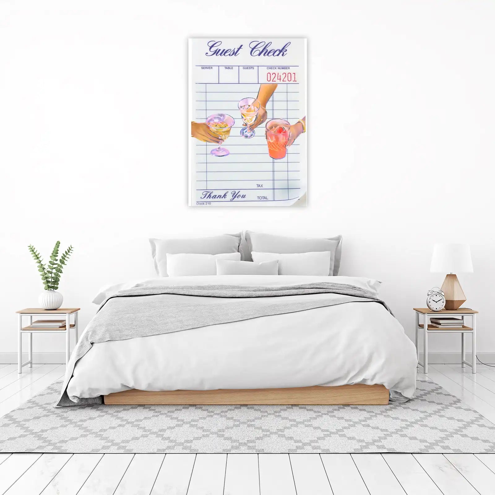 Retro Cocktail Toast Wall Art