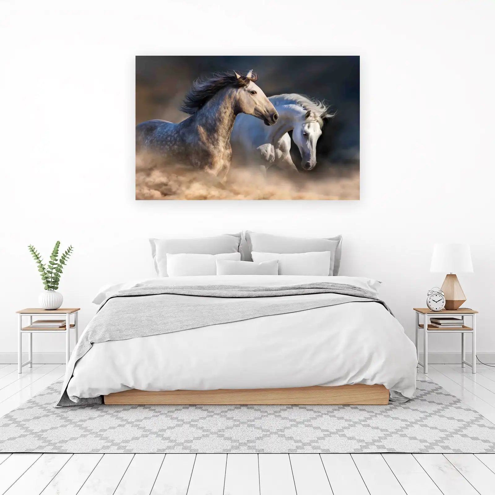 Majestic Horses Running Wild Wall Art