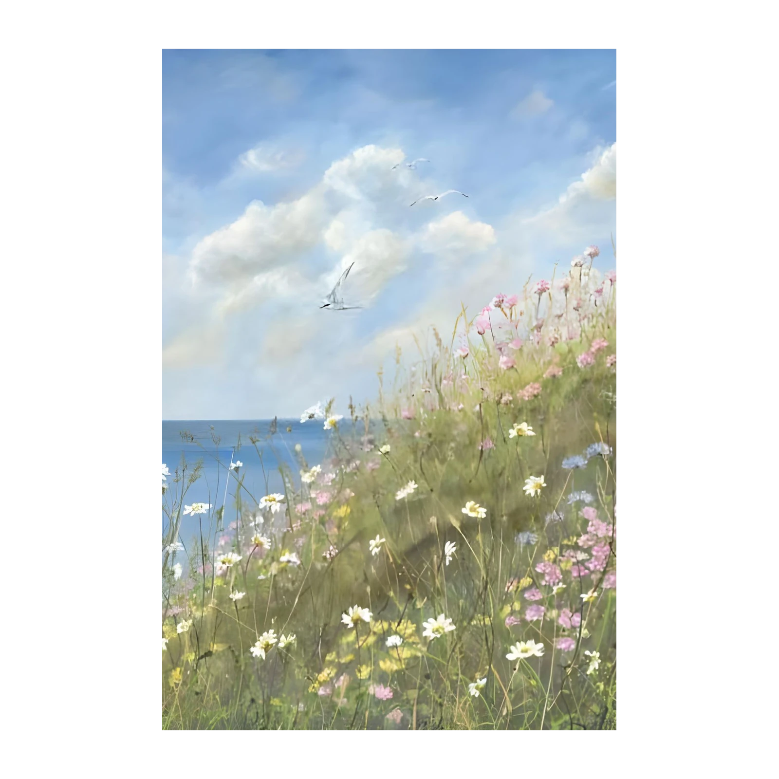 Coastal Meadow Serenity Wall Art