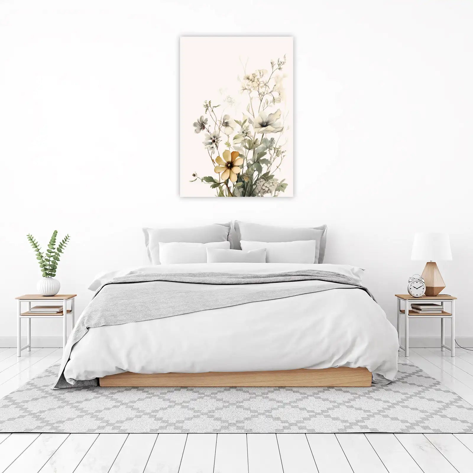 Vintage Botanical Floral Wall Art