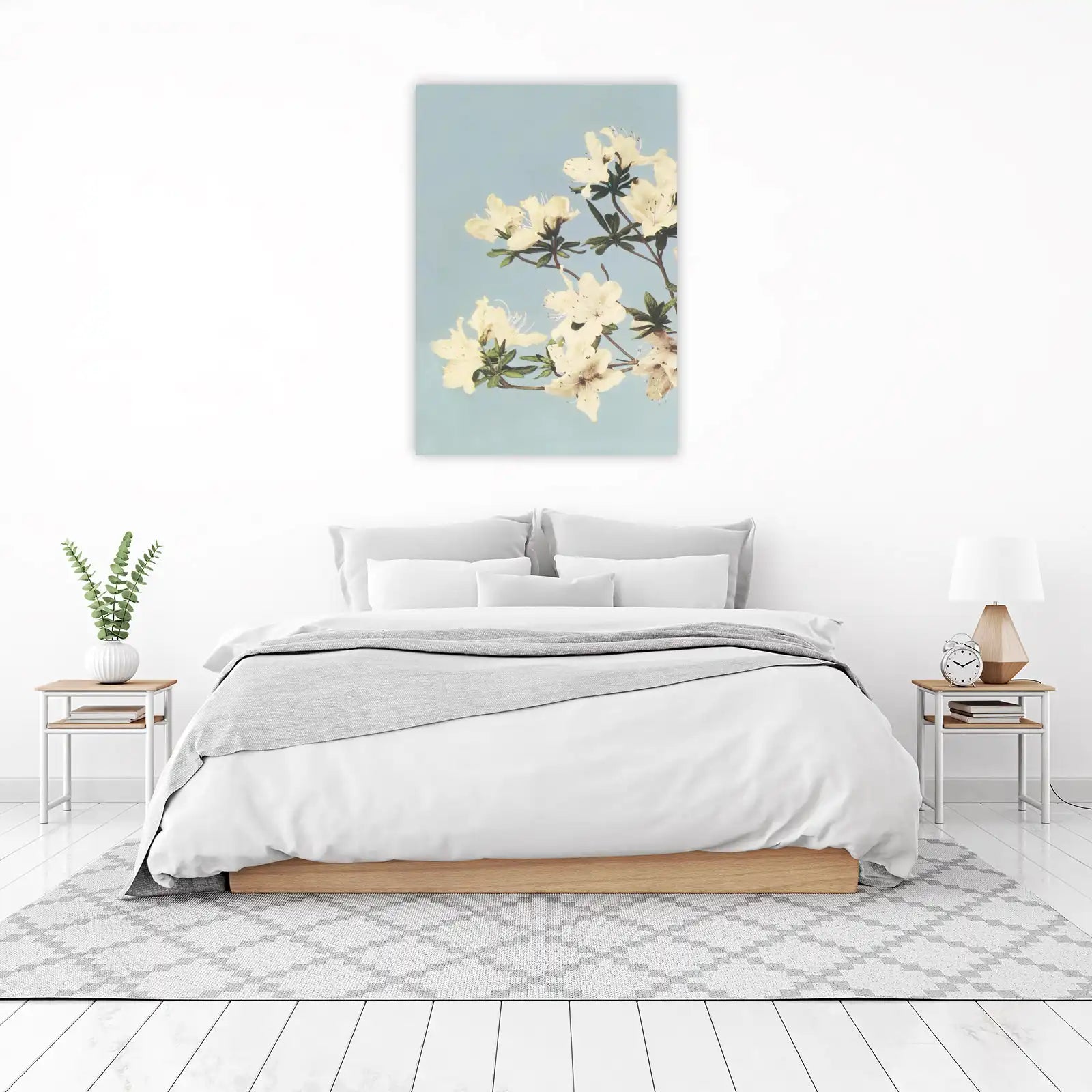 Soft Yellow Azaleas Botanical Wall Art