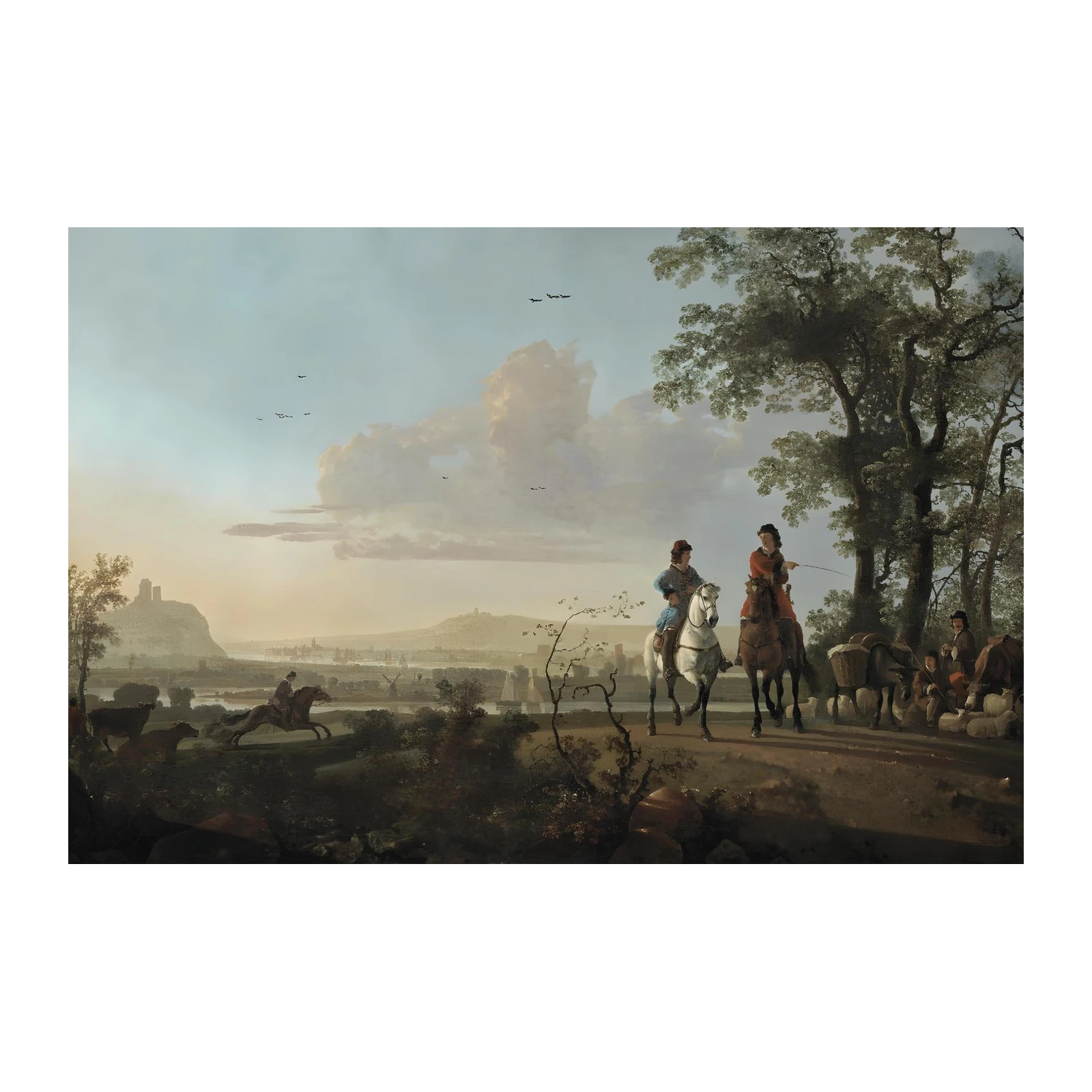 Majestic Landscape Riders Wall Art