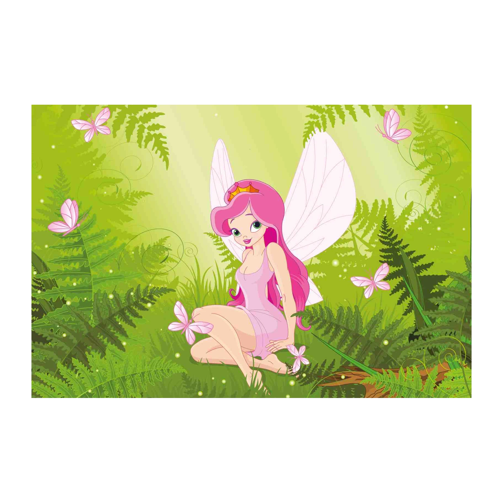 Enchanting Fairy in Forest Wall Art