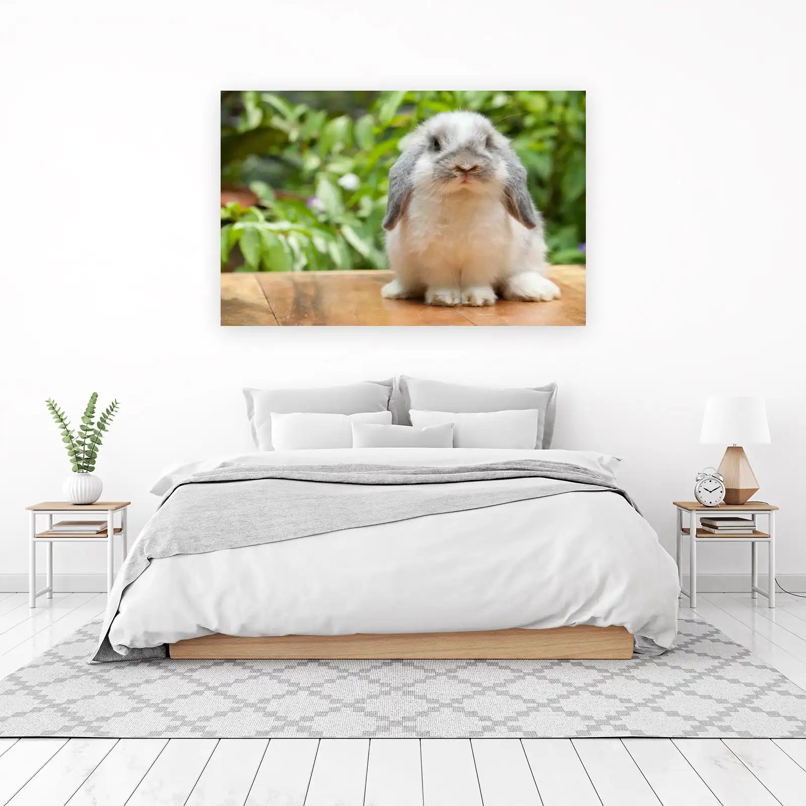 Adorable Bunny Portrait Wall Art