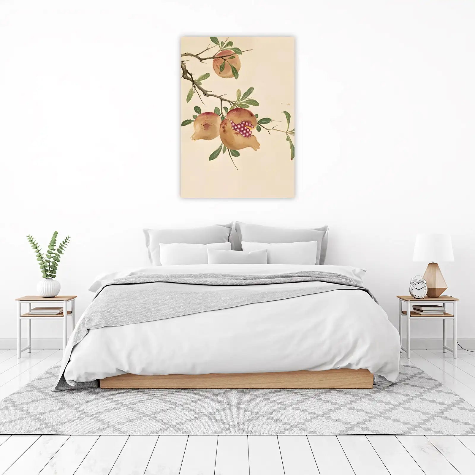 Oriental Pomegranate Branch Wall Art