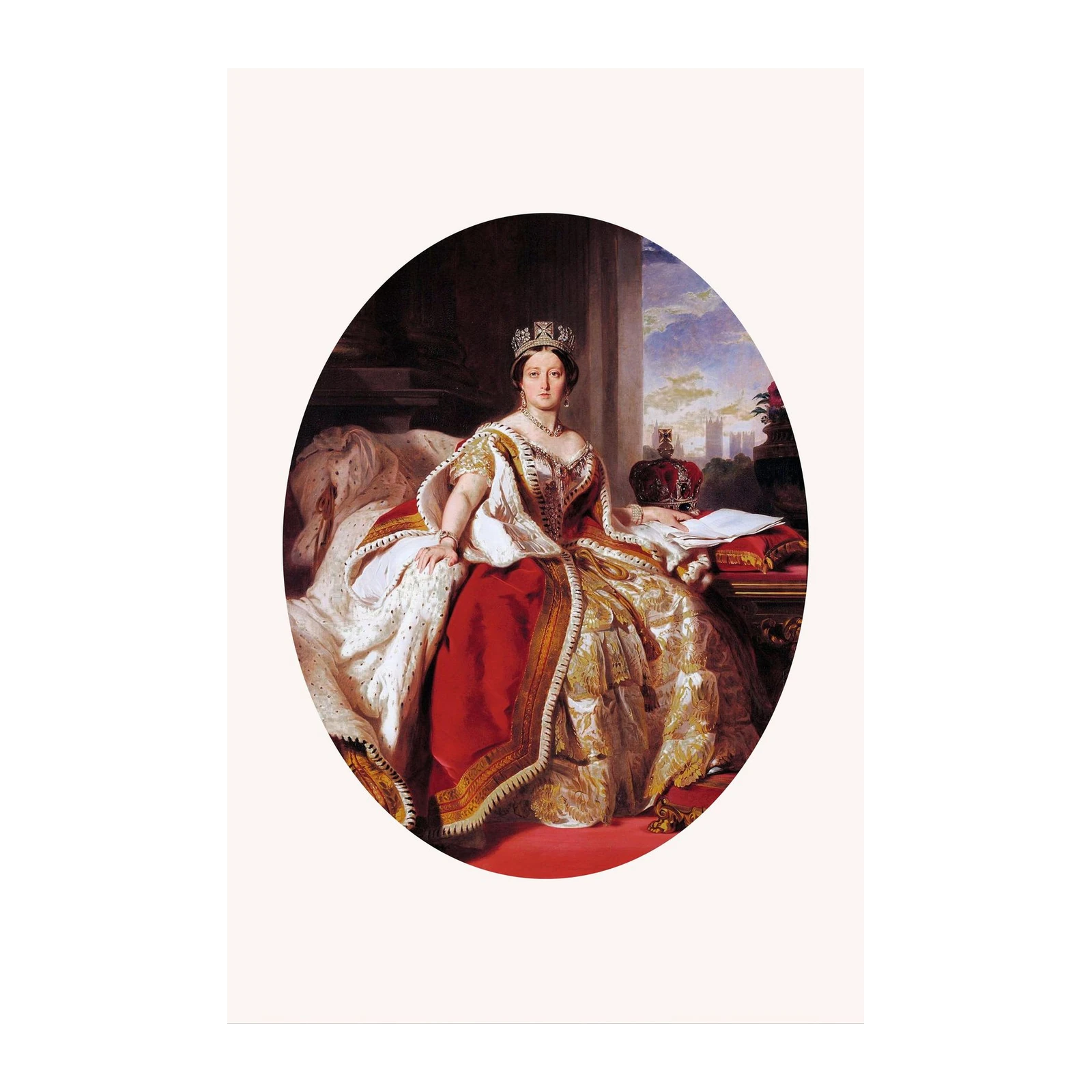 Victorian Monarch Royal Portrait Wall Art