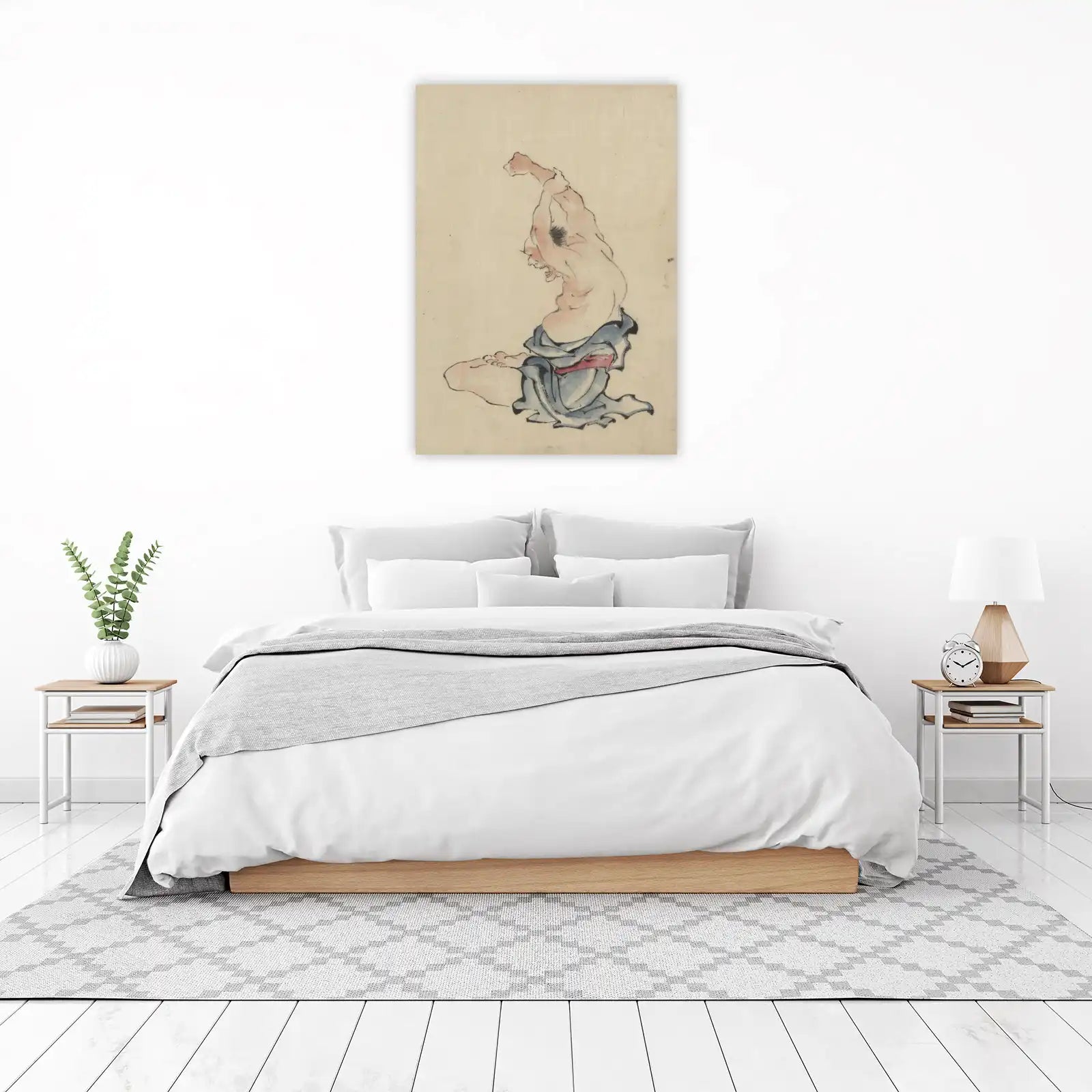 Bold Figure Japanese Art Wall Art