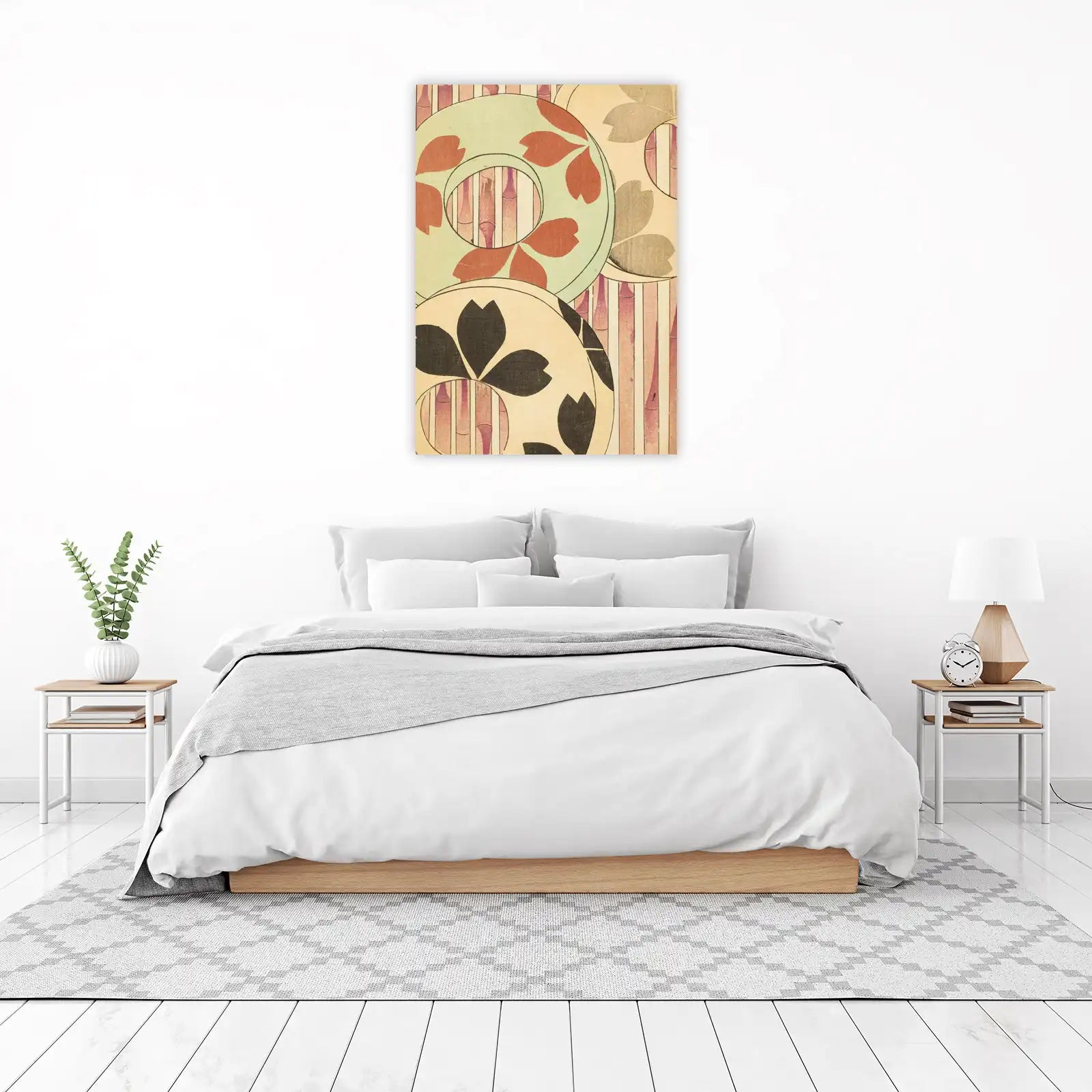 Japanese Bamboo Blossom Wall Art
