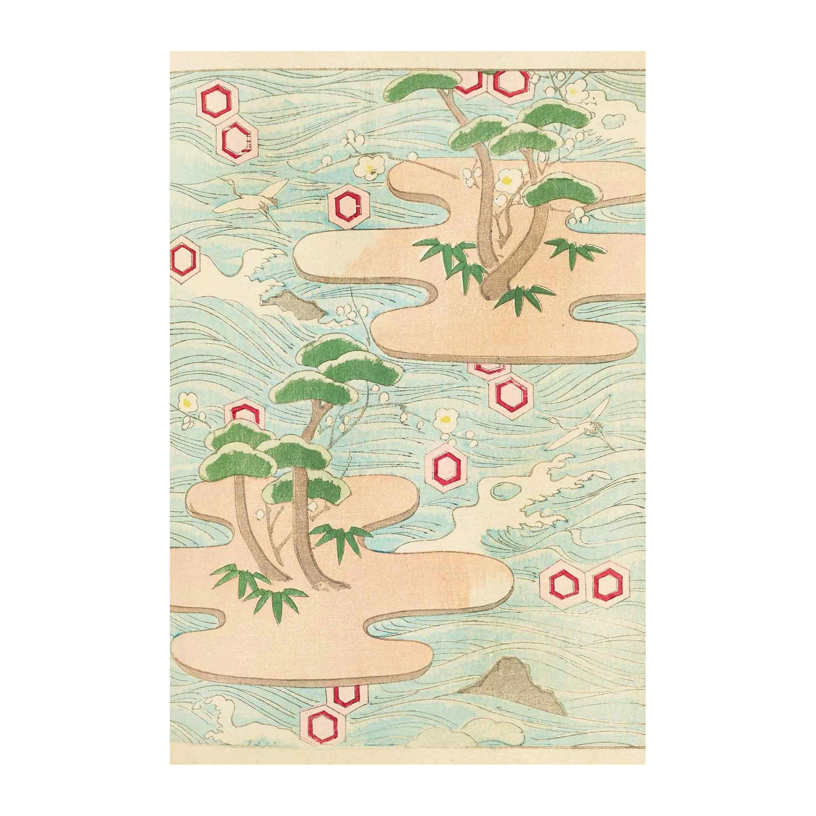 Serene Japanese Nature Landscape Wall Art