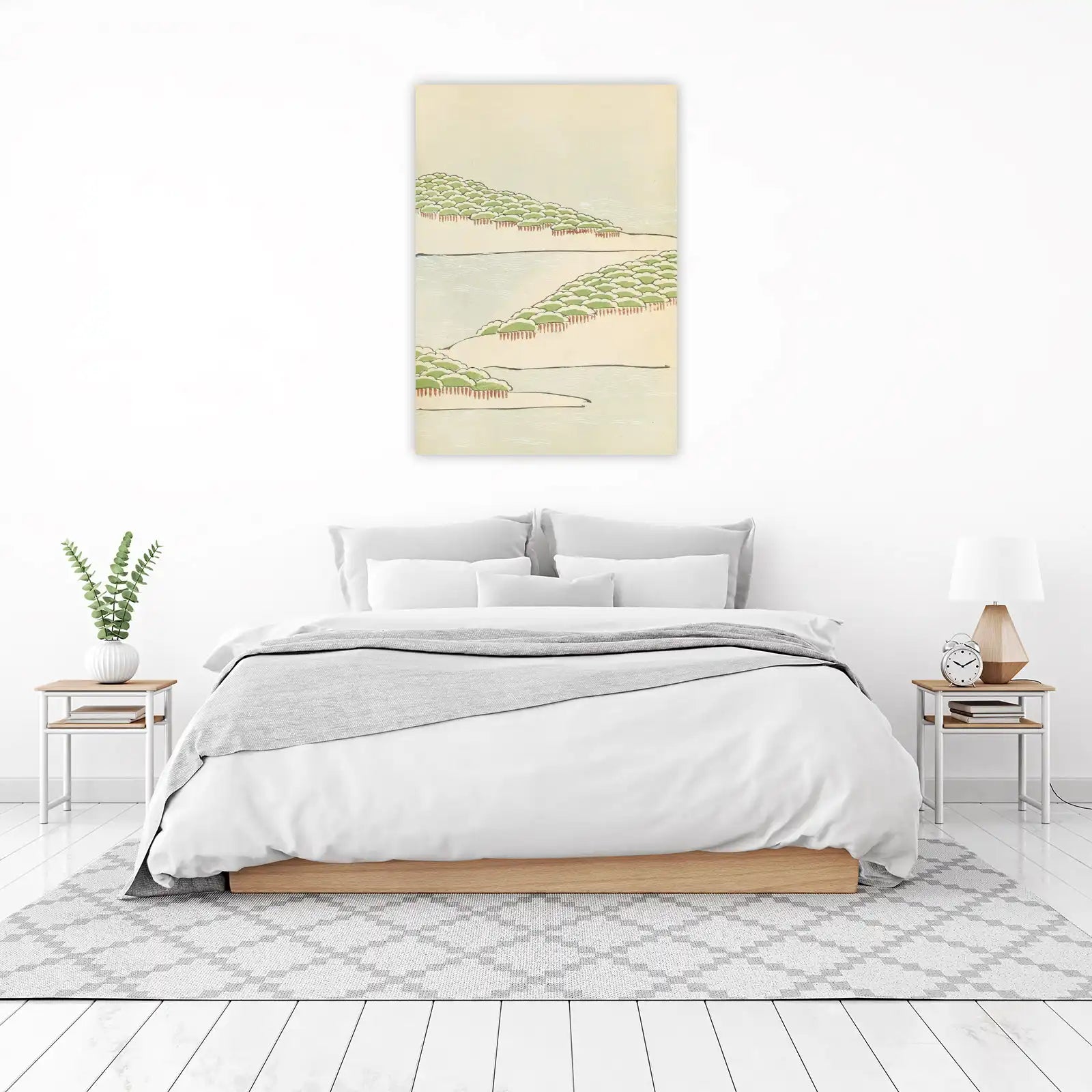 Serene Japanese Landscape Nature Wall Art