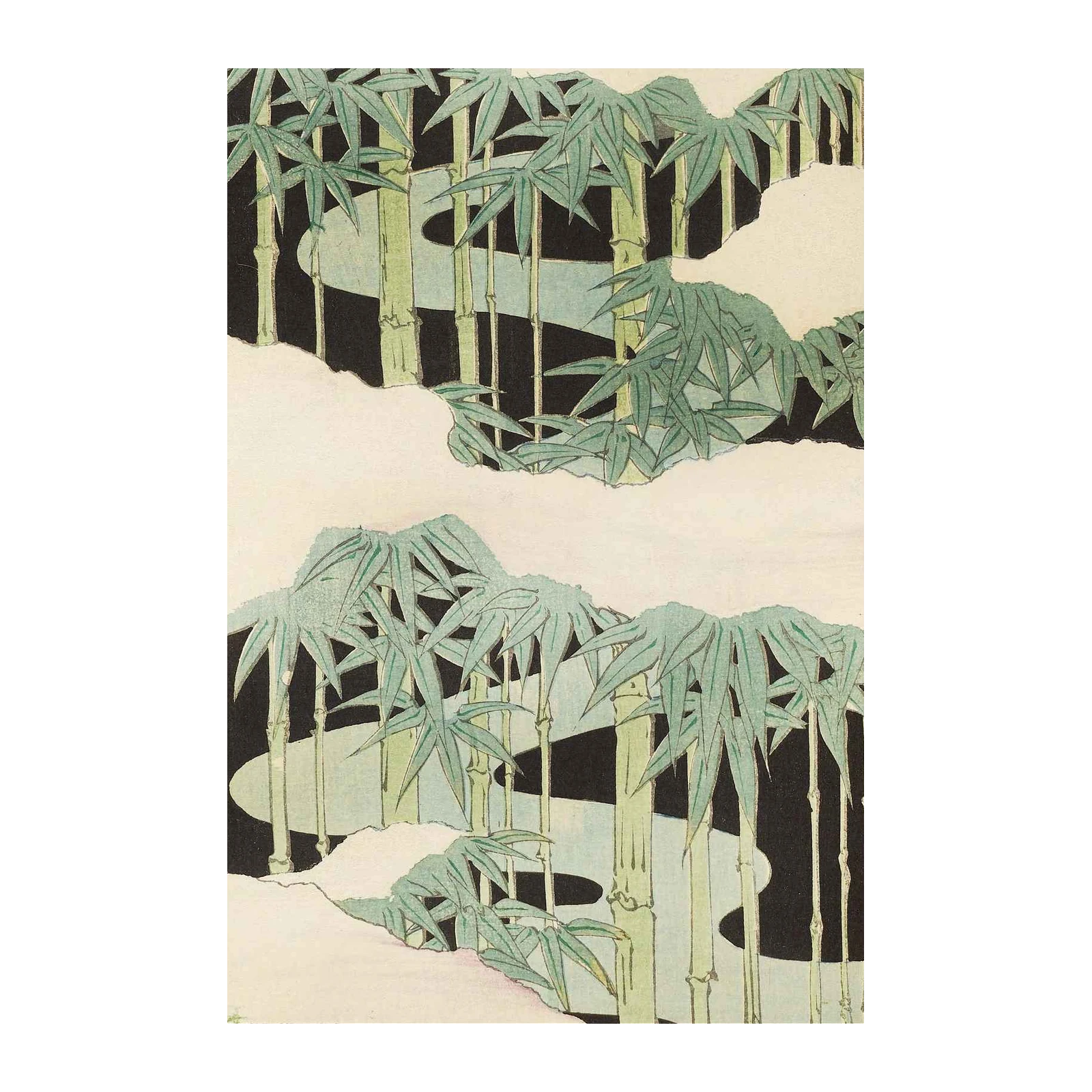 Serene Bamboo Forest Wall Art Wall Art