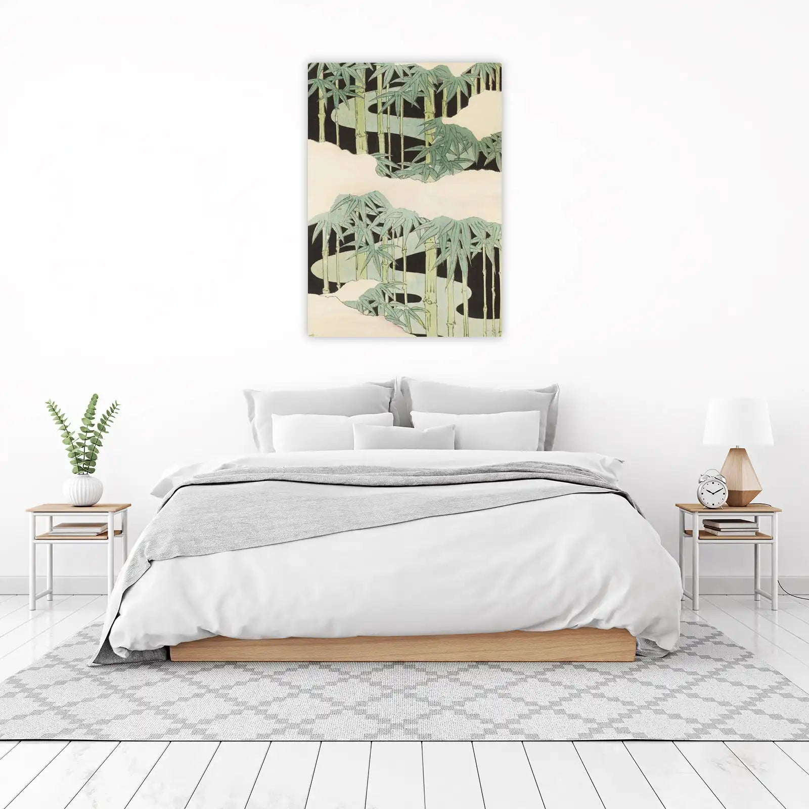 Serene Bamboo Forest Wall Art Wall Art