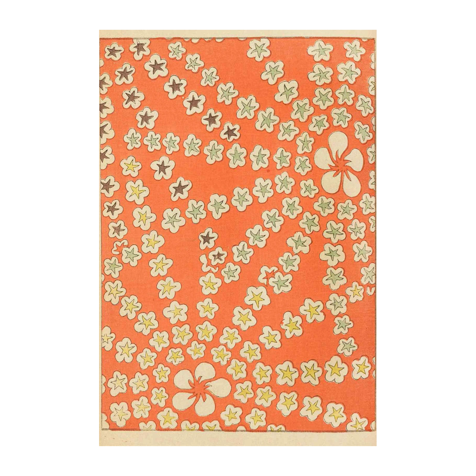 Vibrant Floral Burst Japanese Art Wall Art
